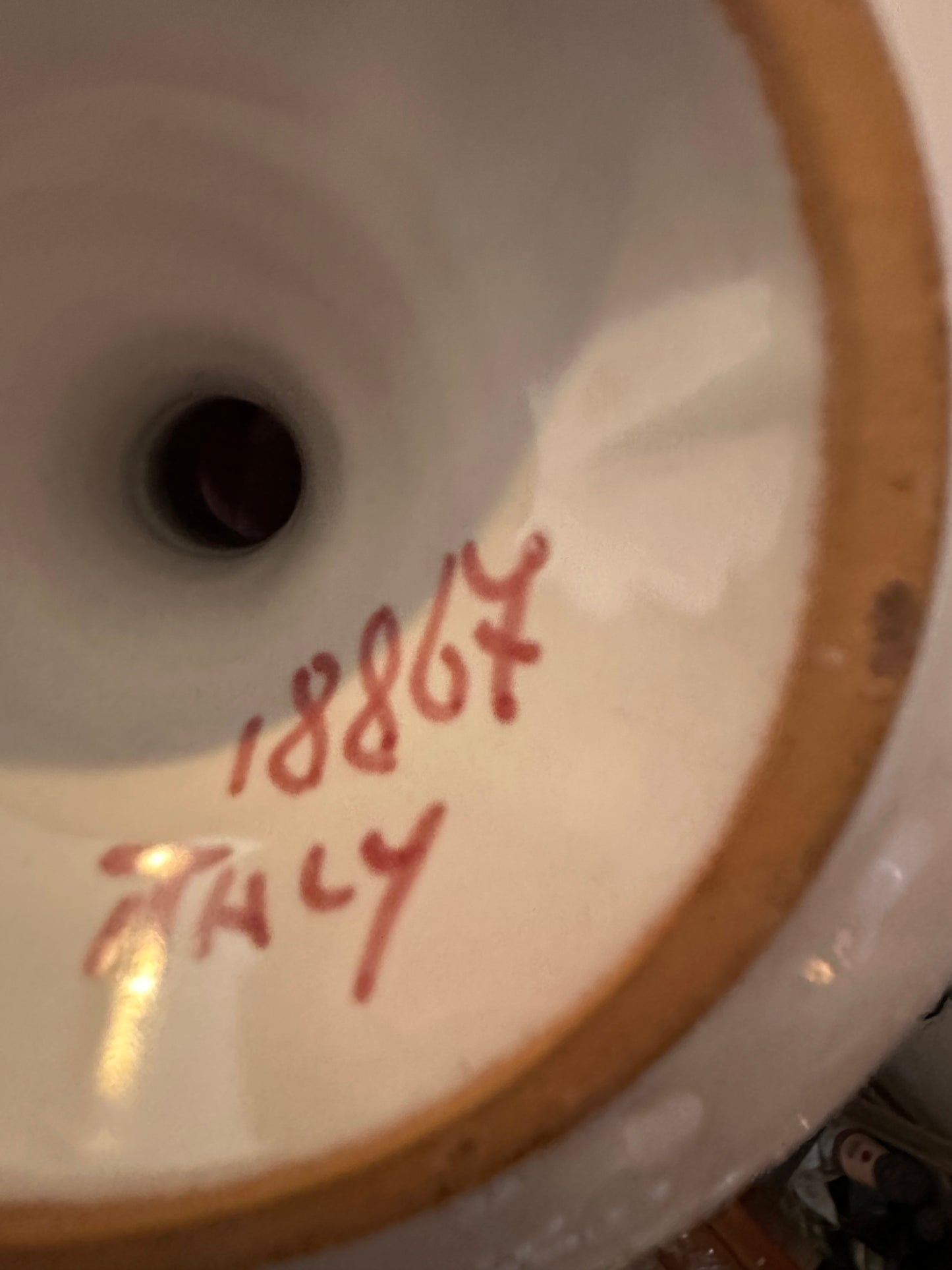 Italiaans keramieken kandelaar