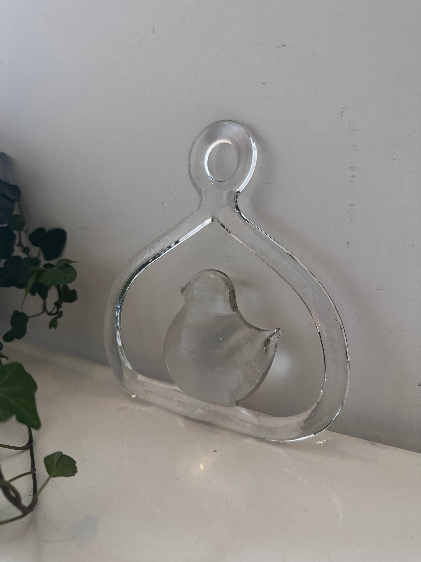 Kosta Boda glazen muur/raam hanger decoratie