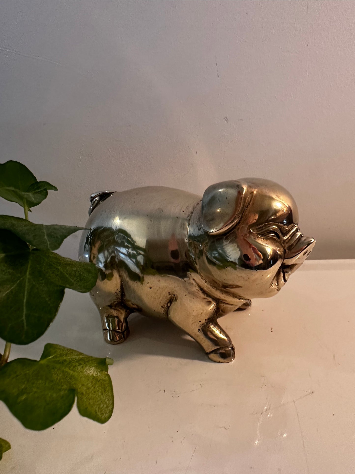 Messing vintage varkentje