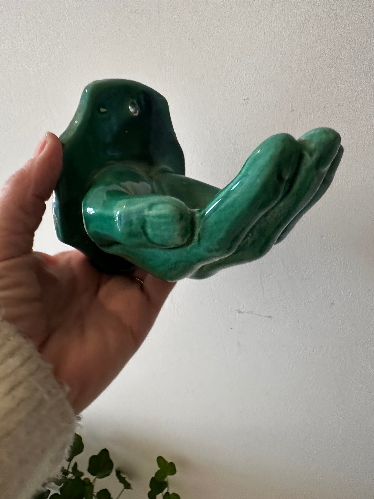 Keramieken vintage wandbakje