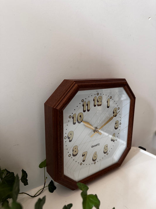 Jaren 80 Vintage wandklok