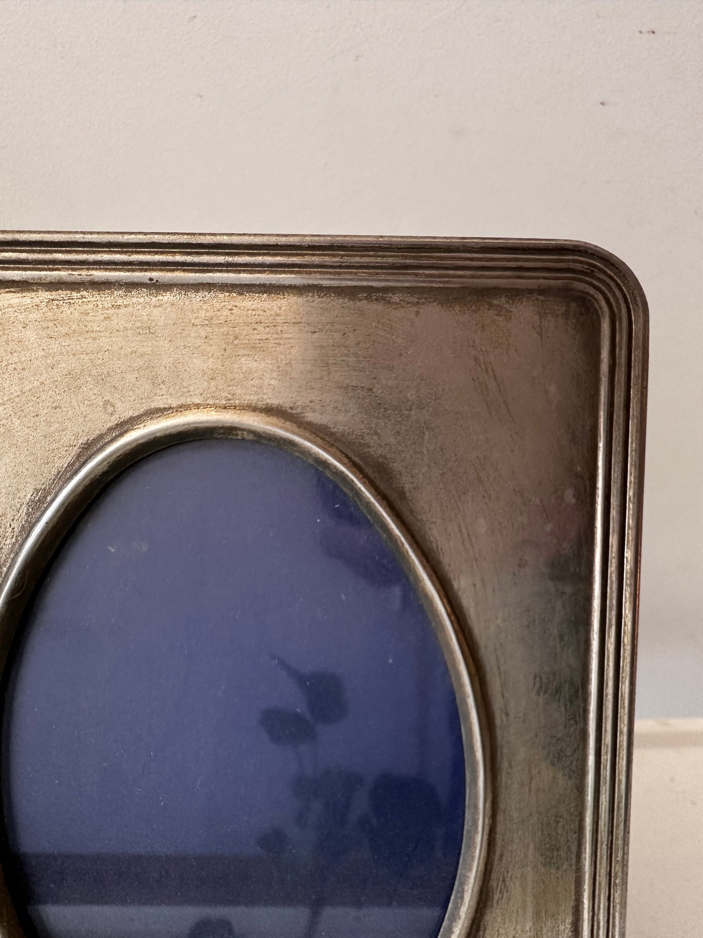 Vintage zilverkleurig fotolijstje