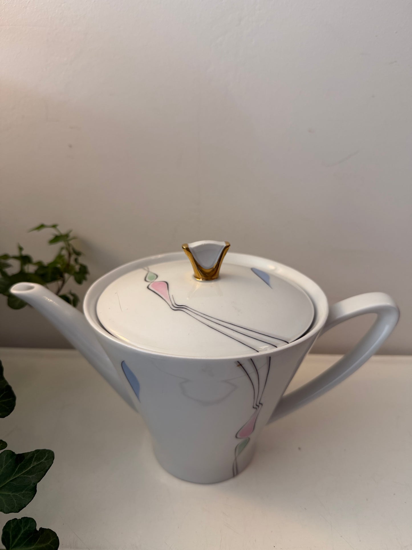 Porseleinen theepot koffiekan