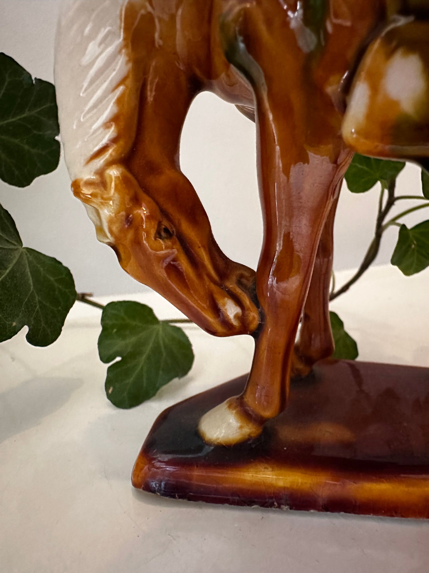 Vintage keramiek Japans paardje