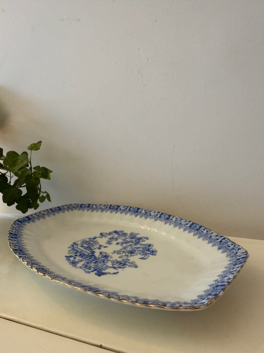 Porseleinen schaal chinablue Bavaria