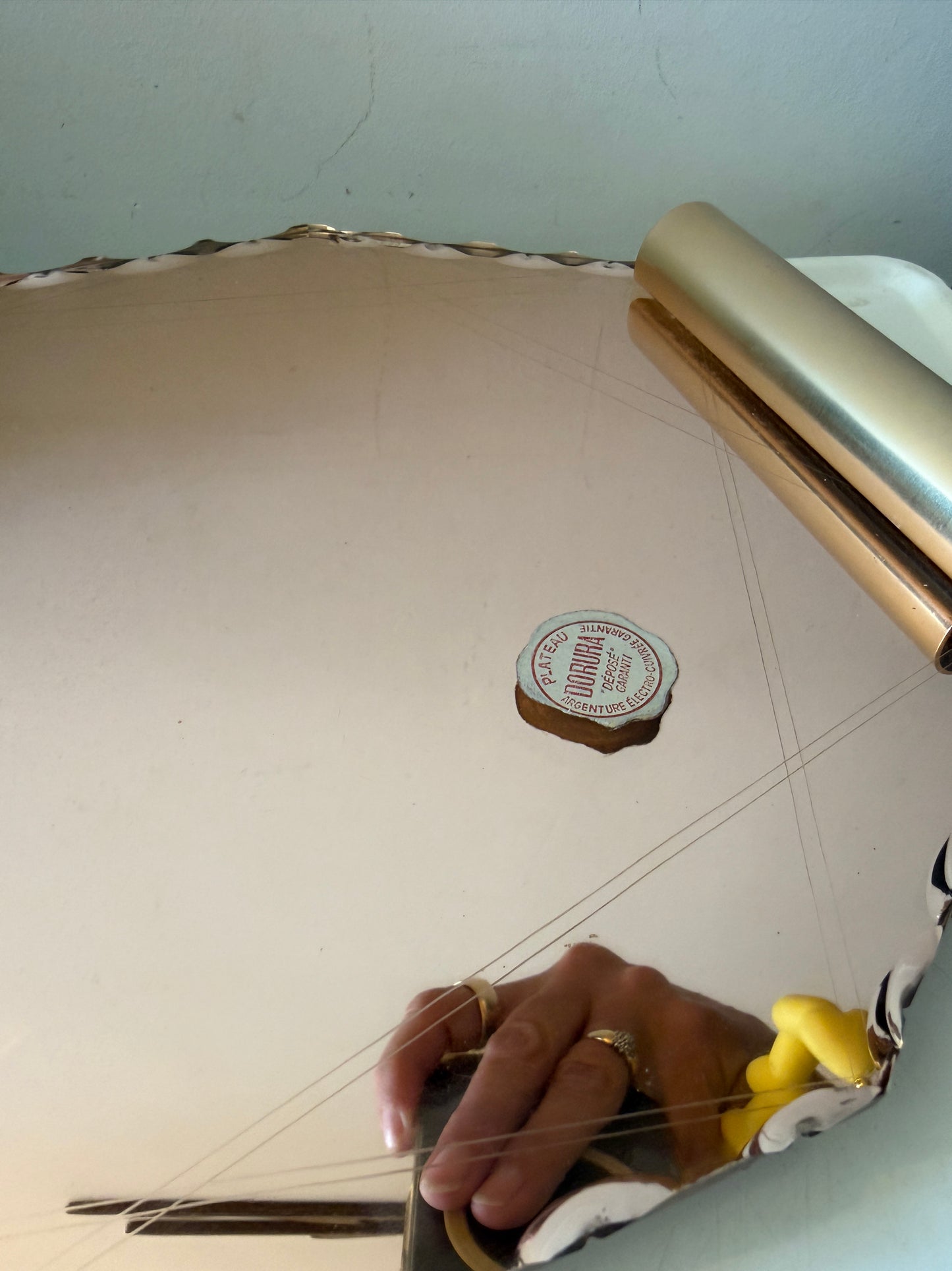Dorura spiegelglazen art deco dienblad