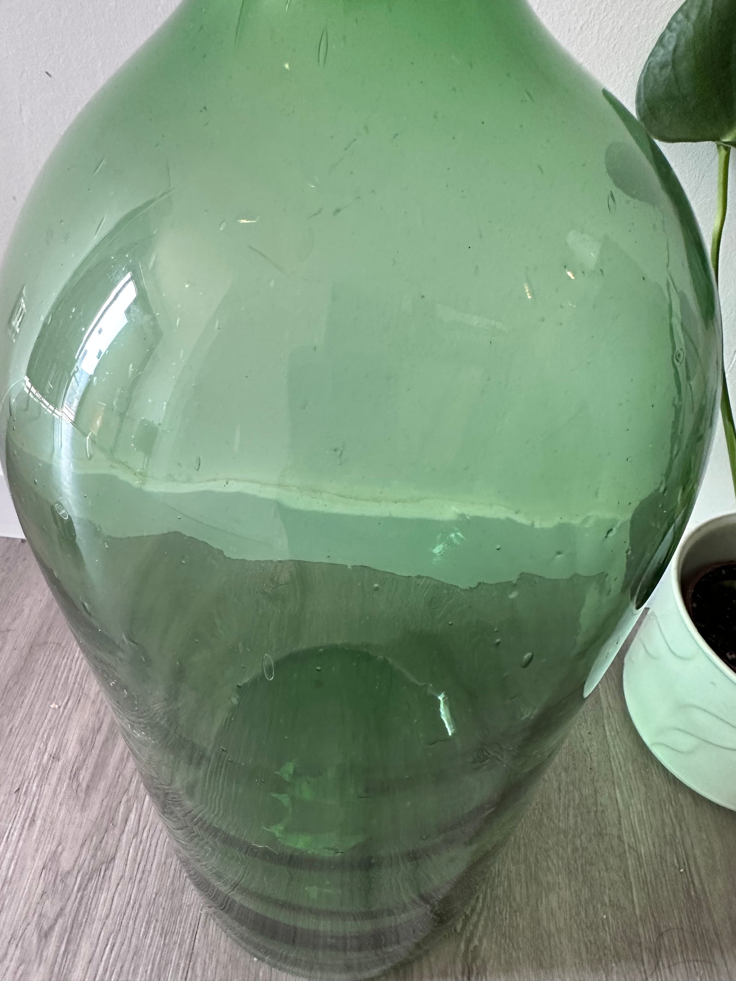 Gistfles groen glas