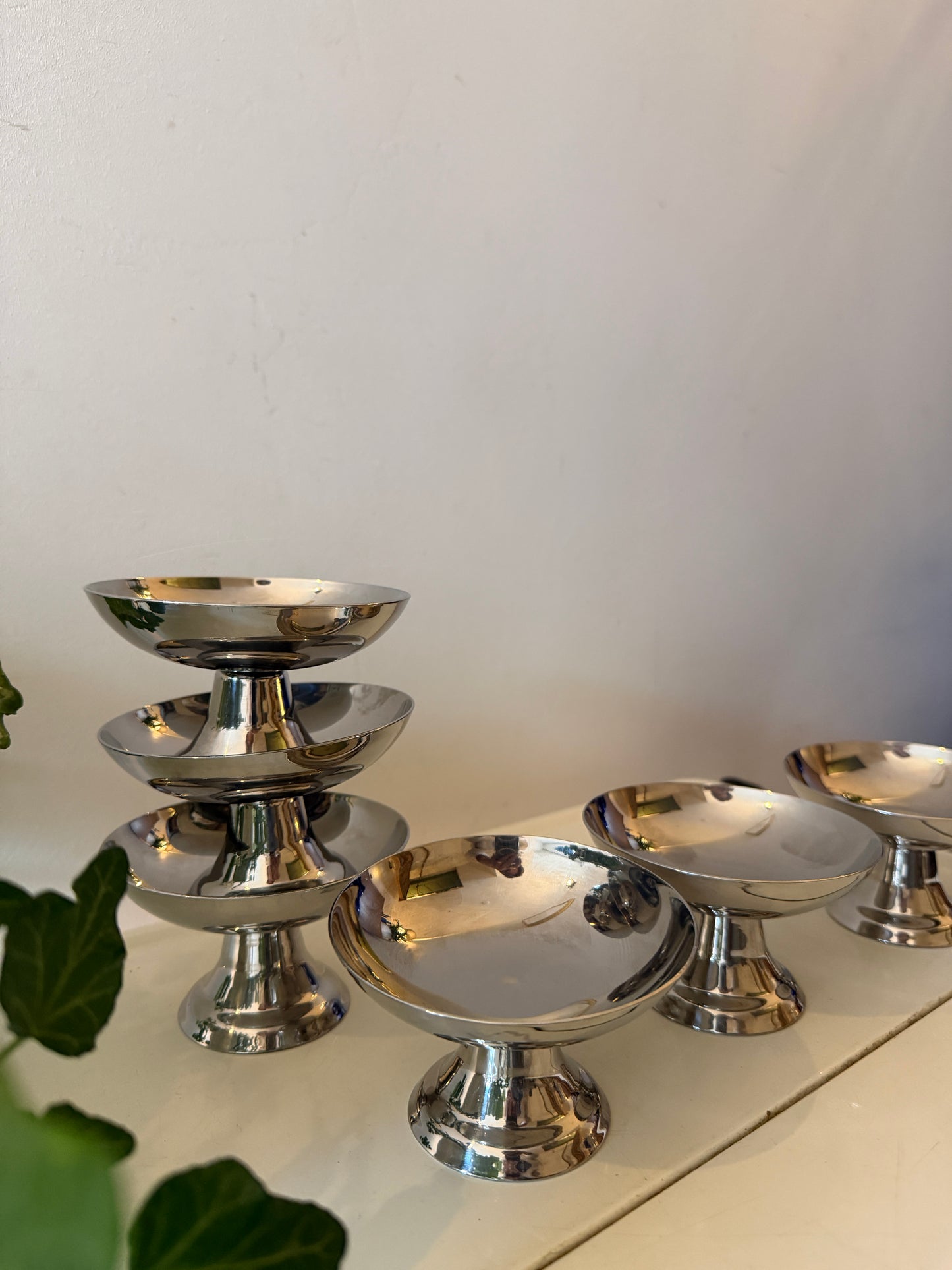 Set van 6 Chrome coupes