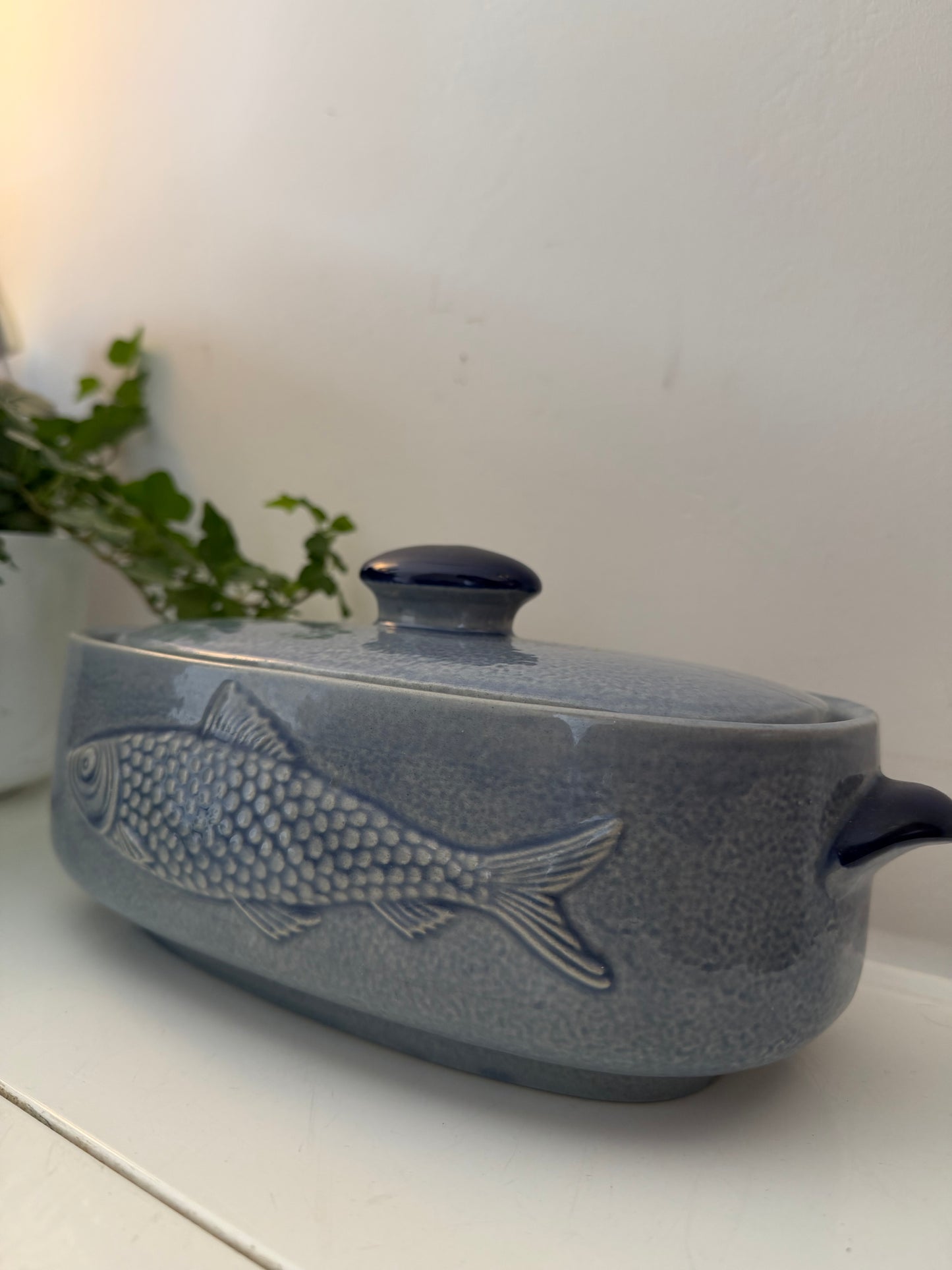 Vis terrine/ ovenschaal jaren 70
