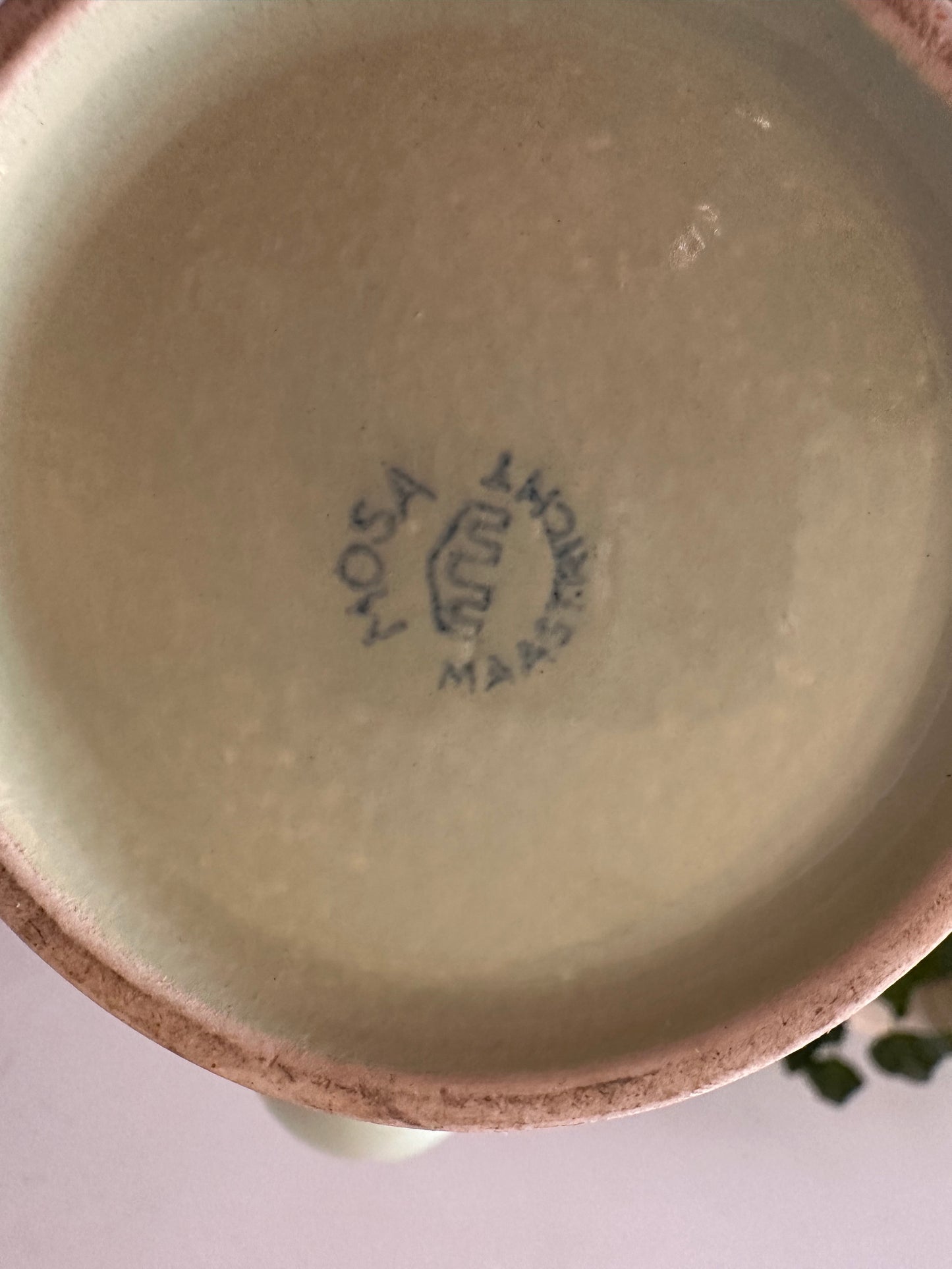 Mintgroen koffiekan Mosa Maastricht