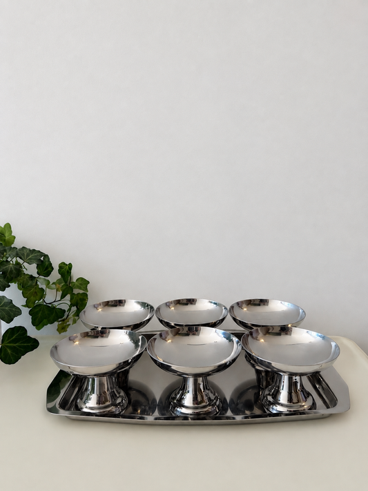 Set van 6 Chrome coupes