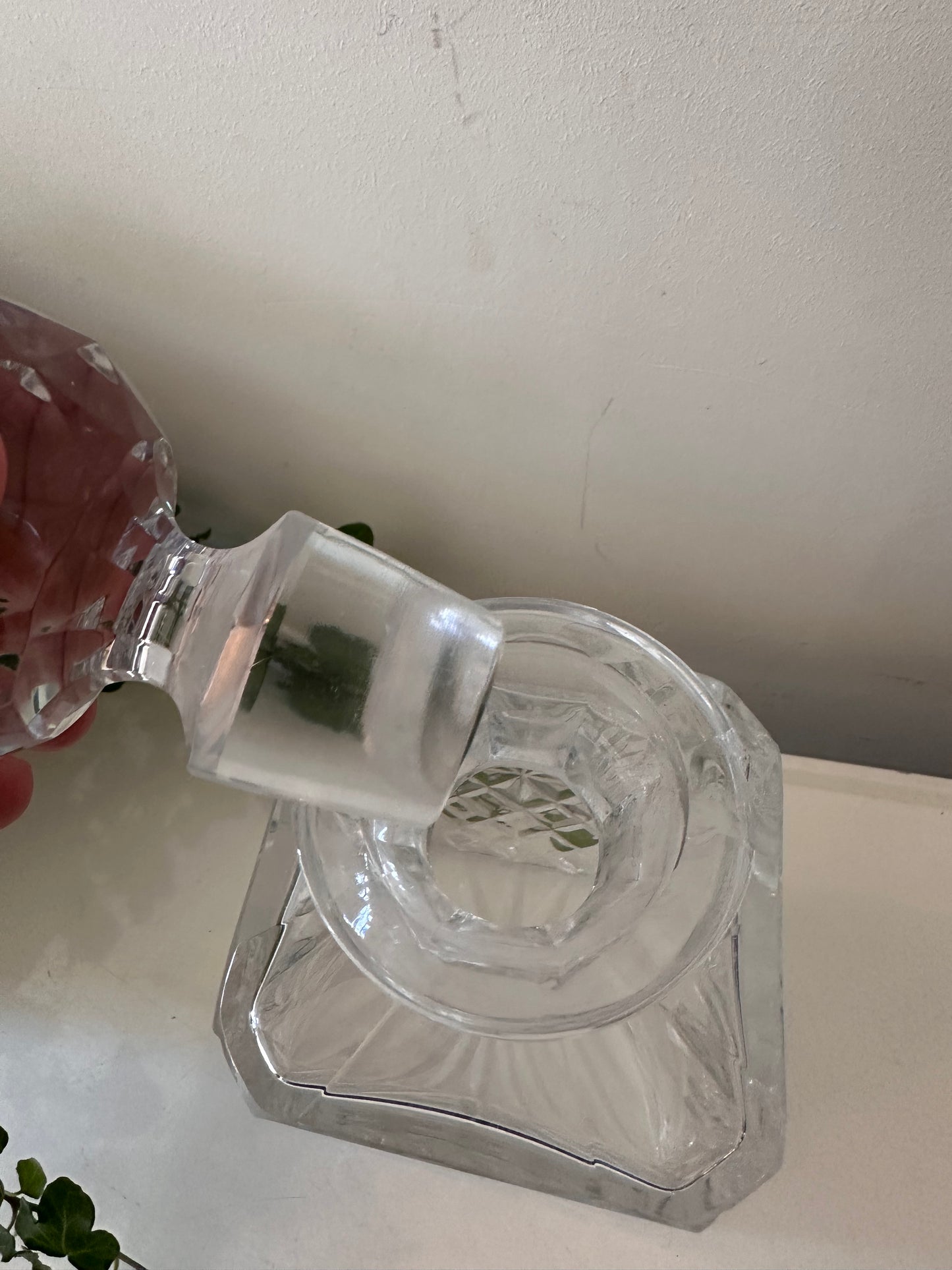 Karaf geslepen kristal