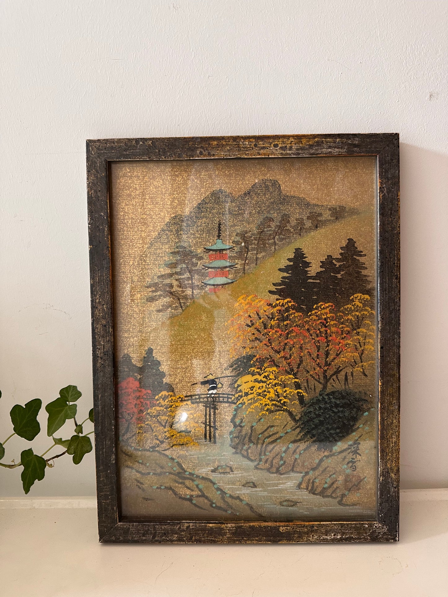 Japanse prent in lijst