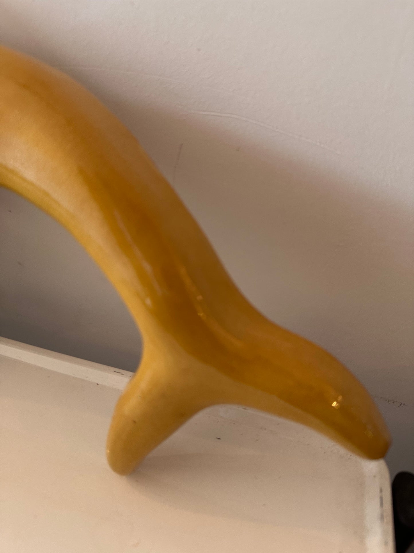 Keramieken dolfijn wanddecoratie jaren 70