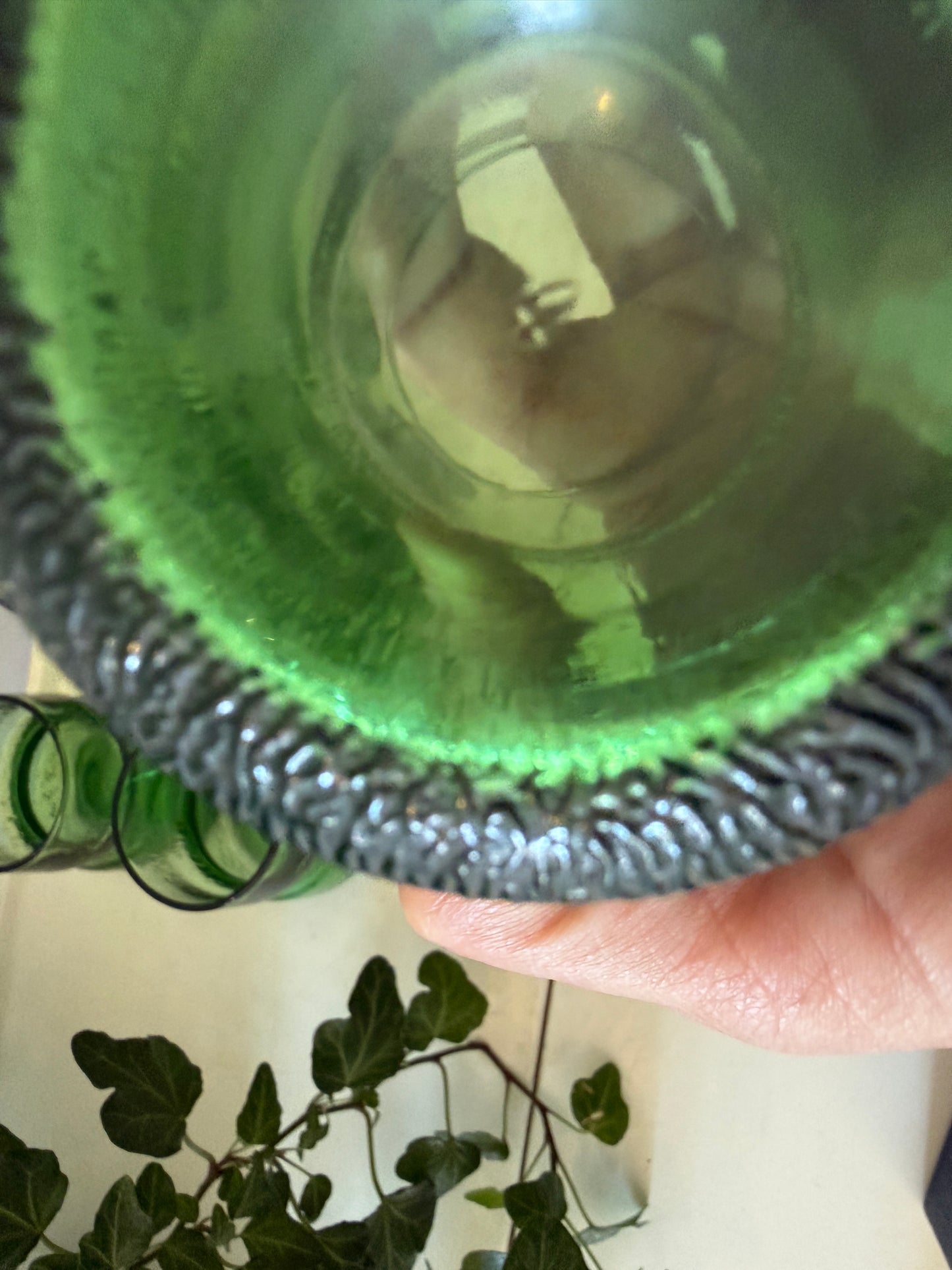 Set van 6 Amaro Averna smaragd groene glazen