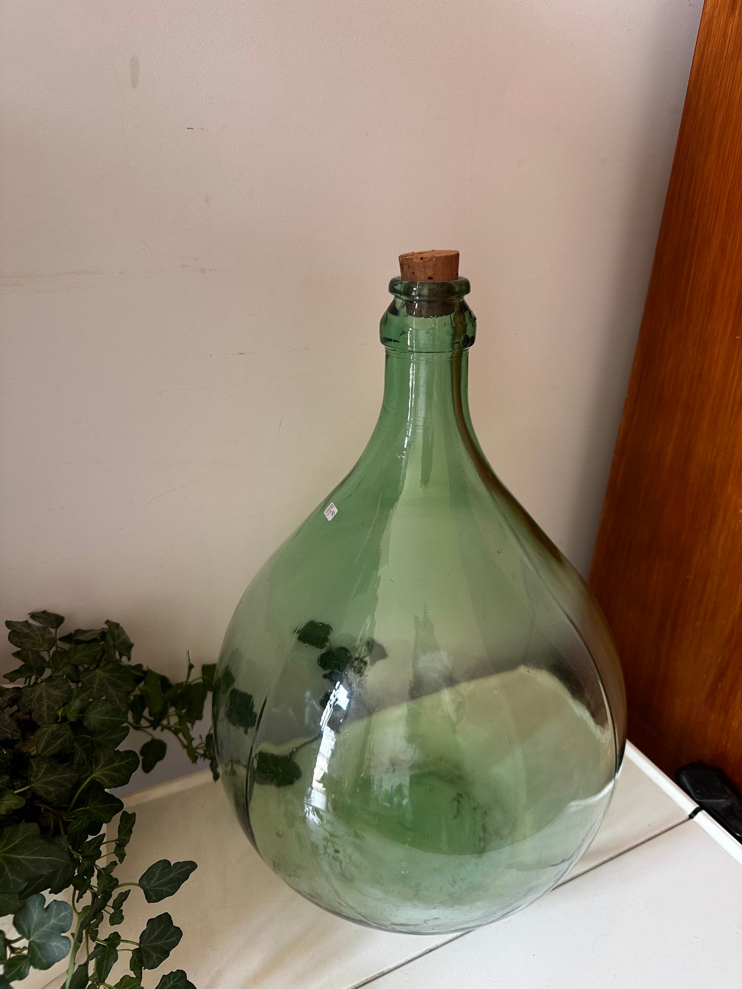 Groene vintage flesvaas