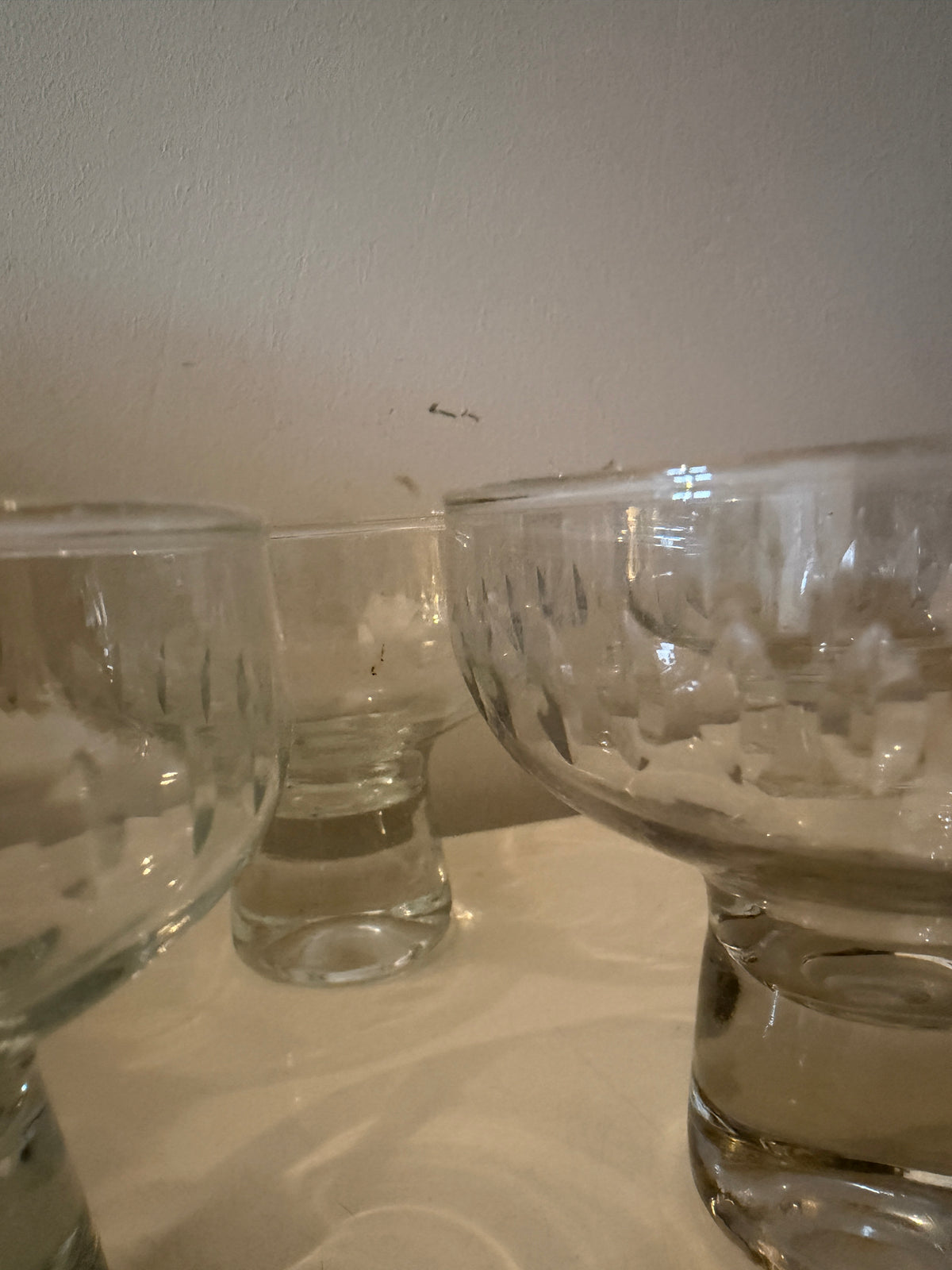 Kristallen coupes Mid Century