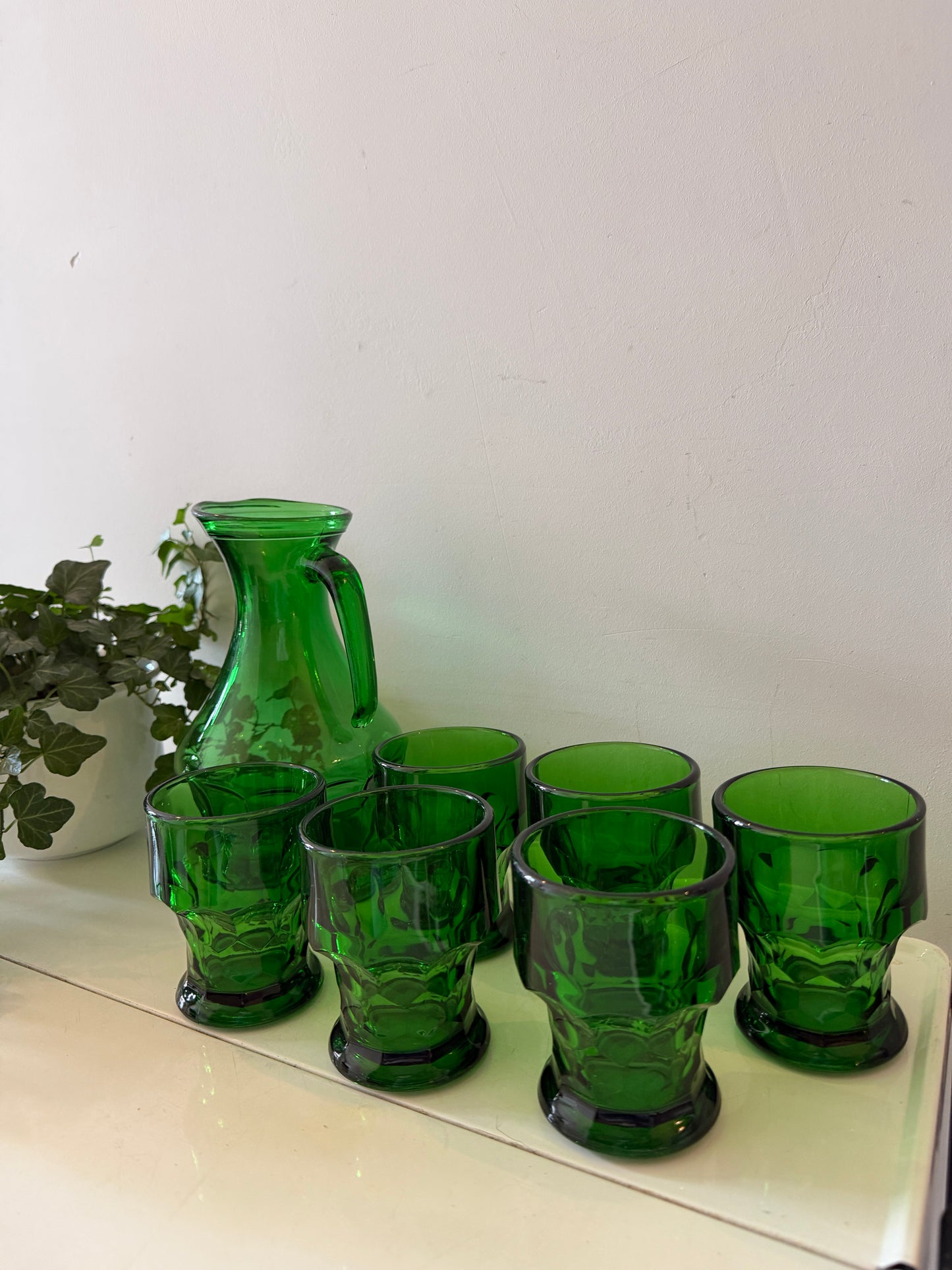 Italian vintage Bormioli set