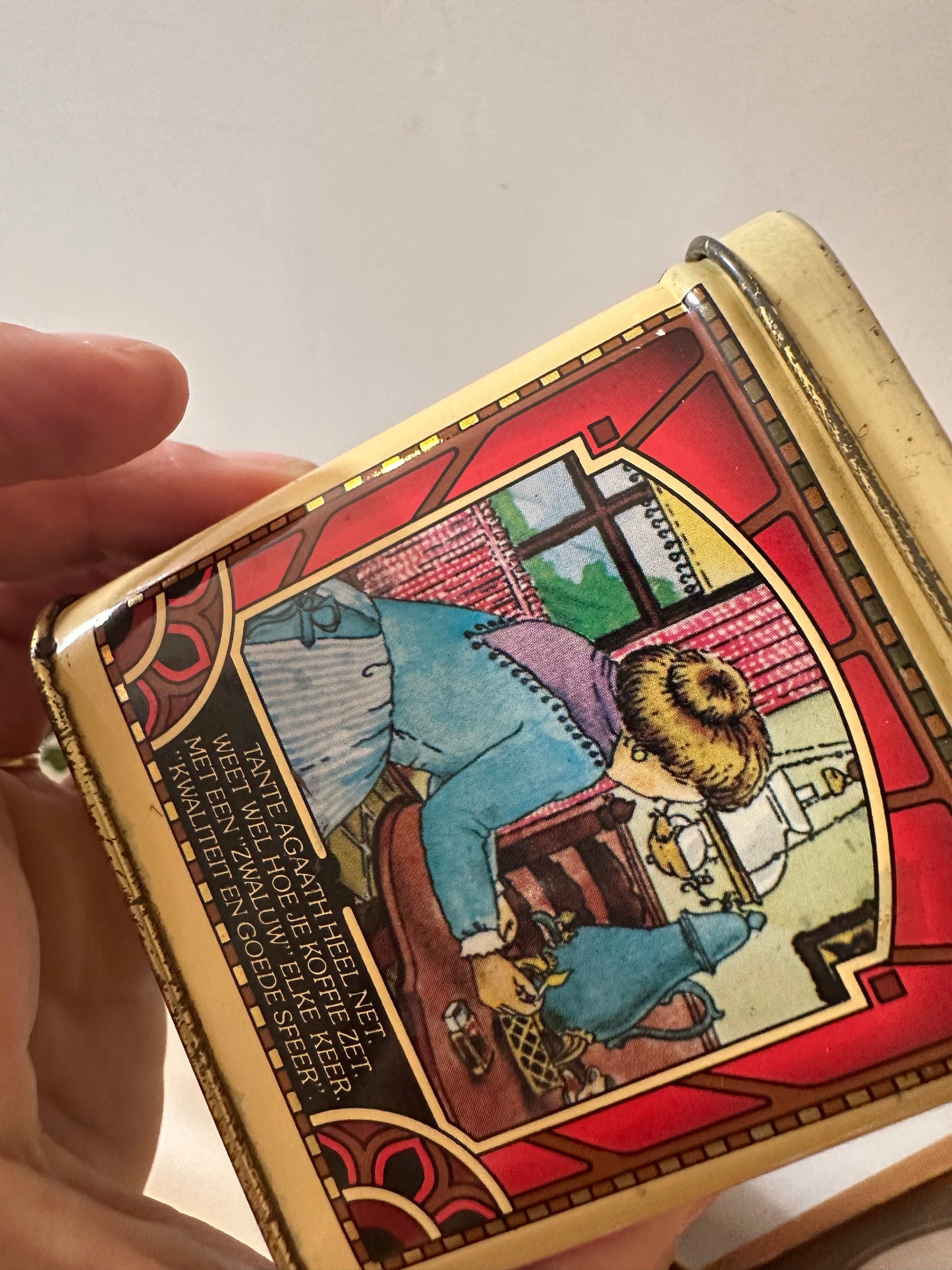 Blik vintage zwaluw lucifers