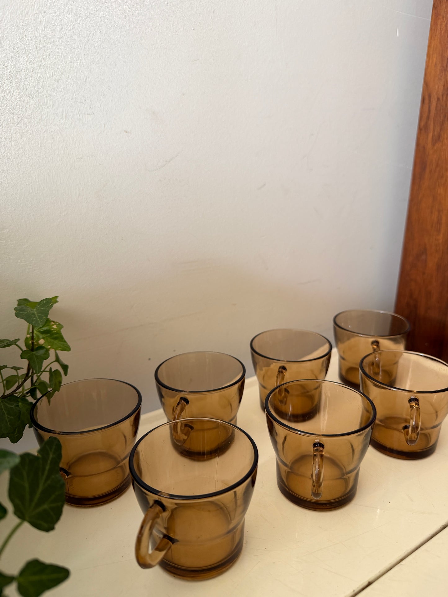 Set van 7 Duralex espresso kopjes