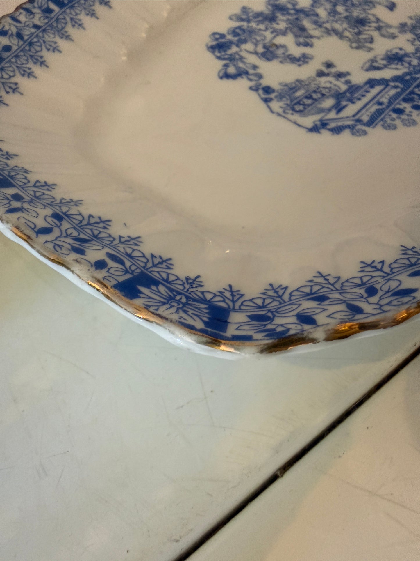 Porseleinen schaal chinablue Bavaria
