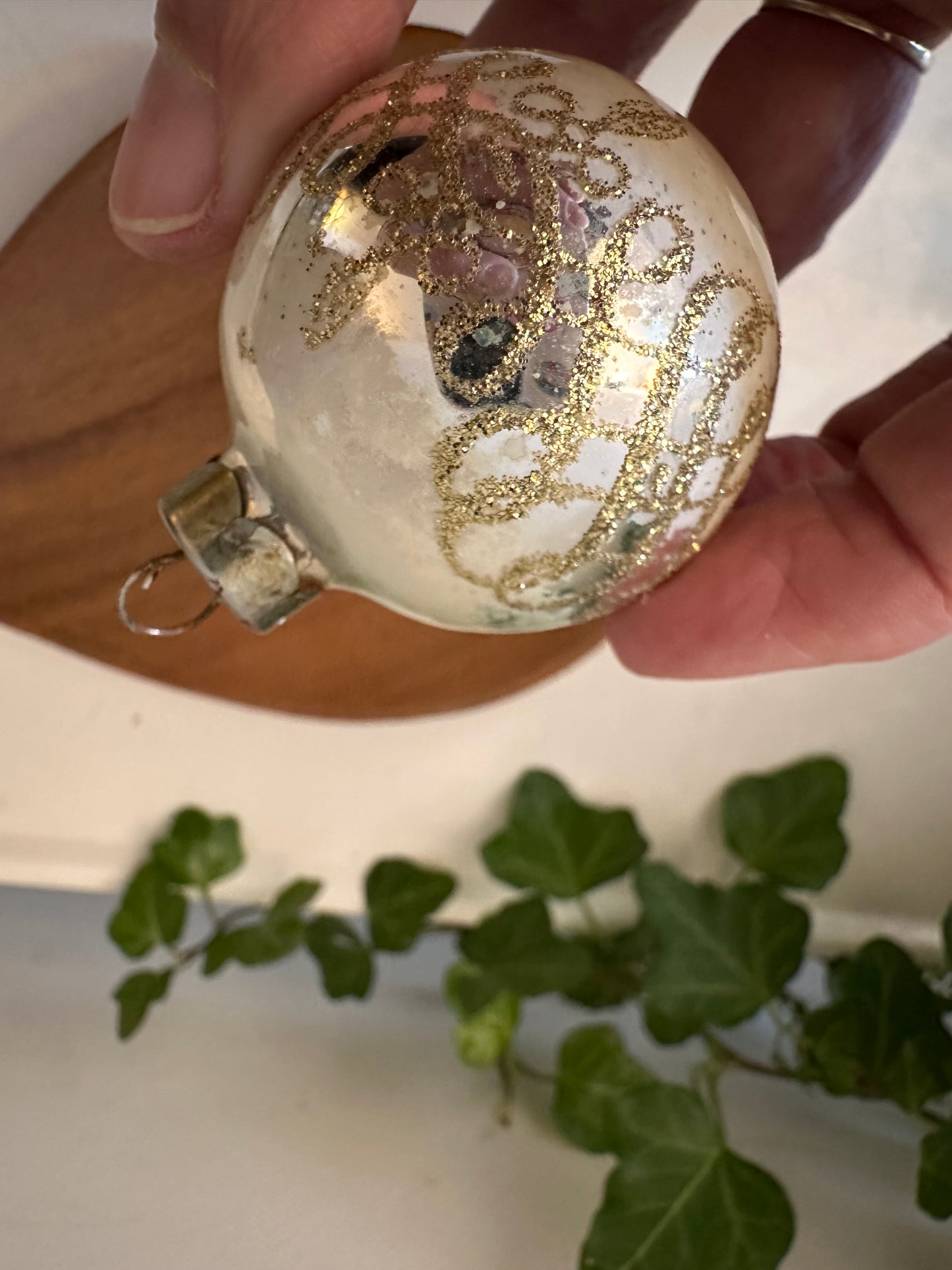 Vintage kerstbal jaren 50/60