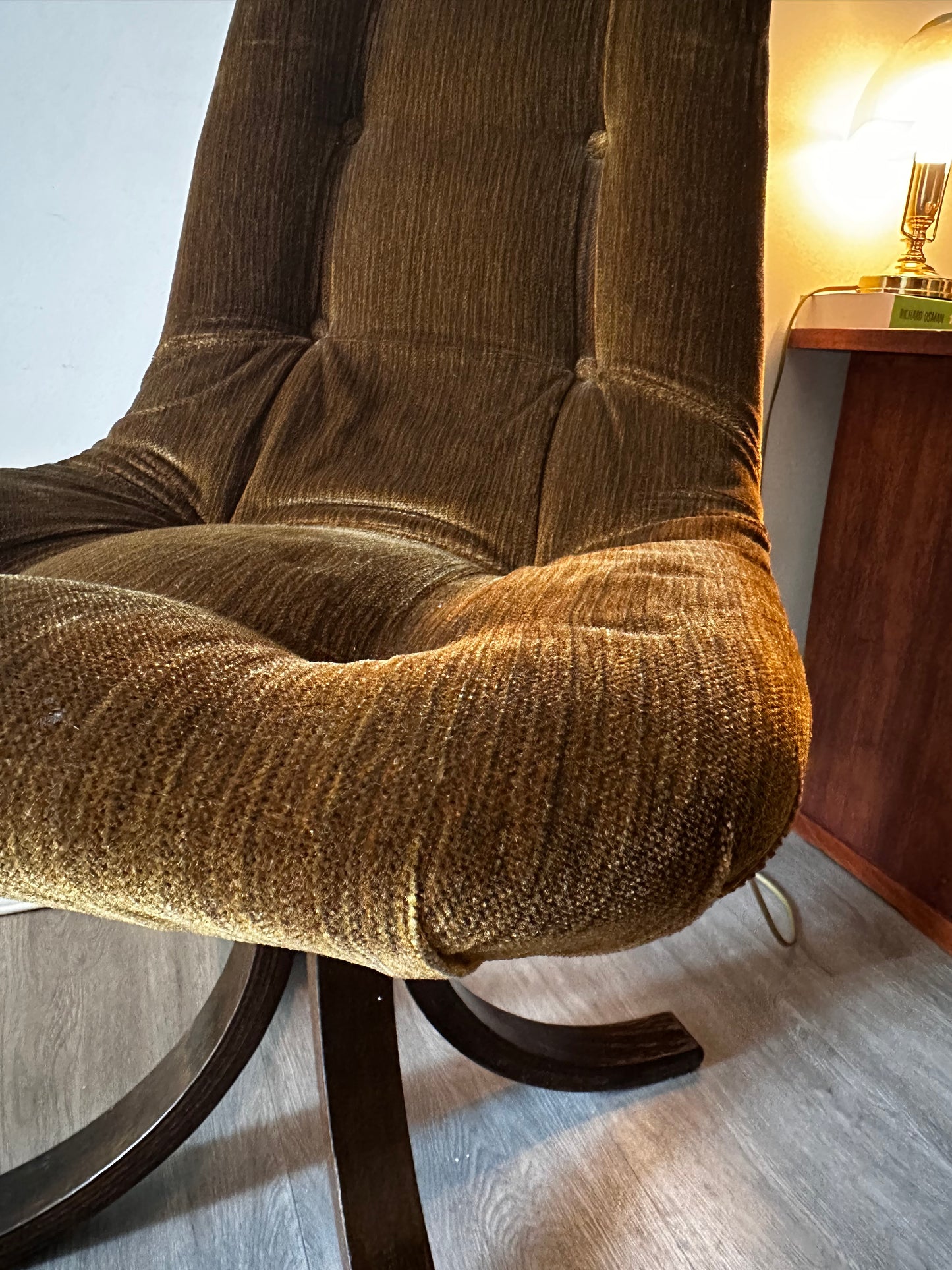 Vintage Jaren 70 fauteuil draaifauteuil Scandinavië