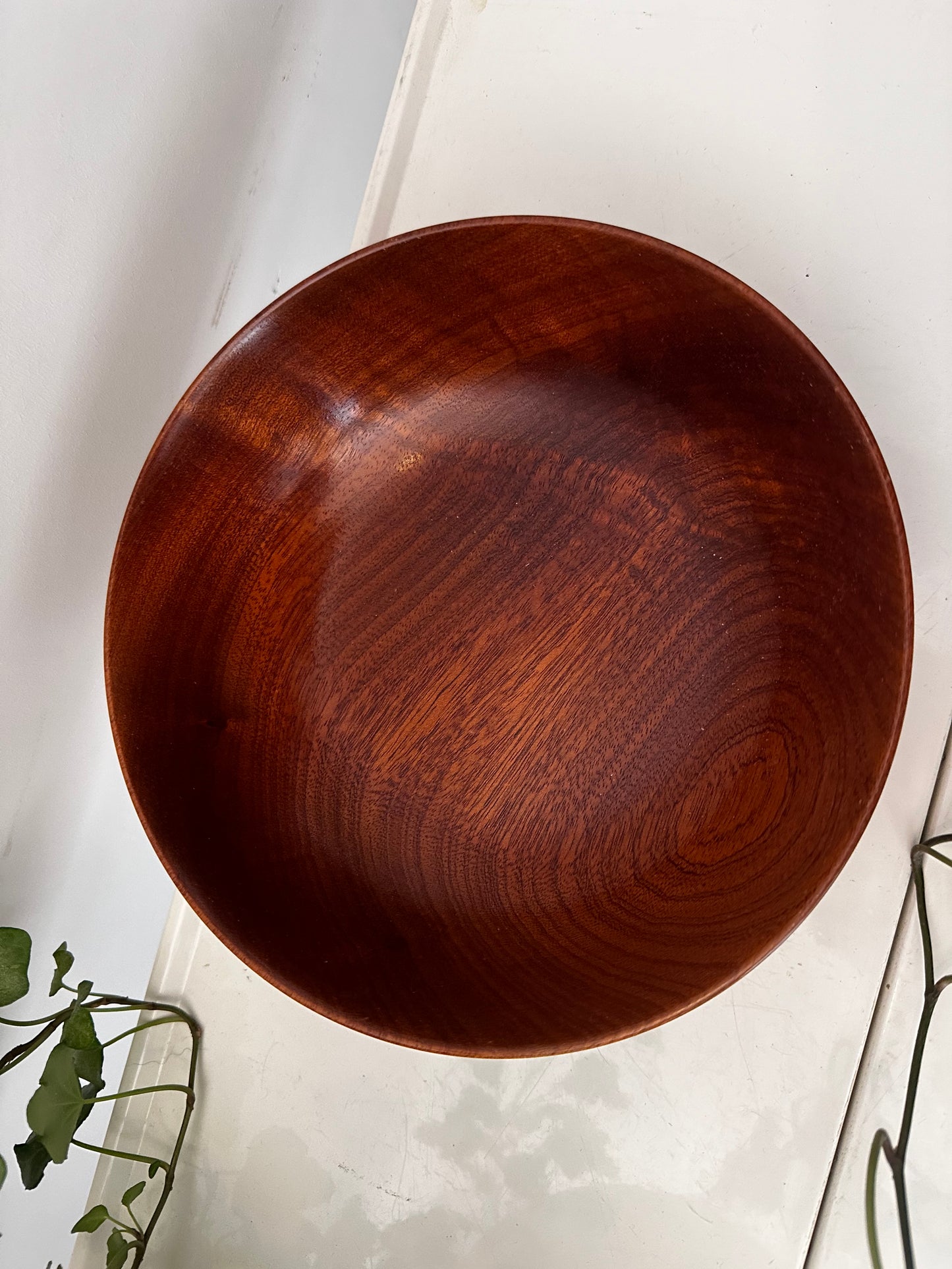 Mid Century teak houten jaren 70 schaal