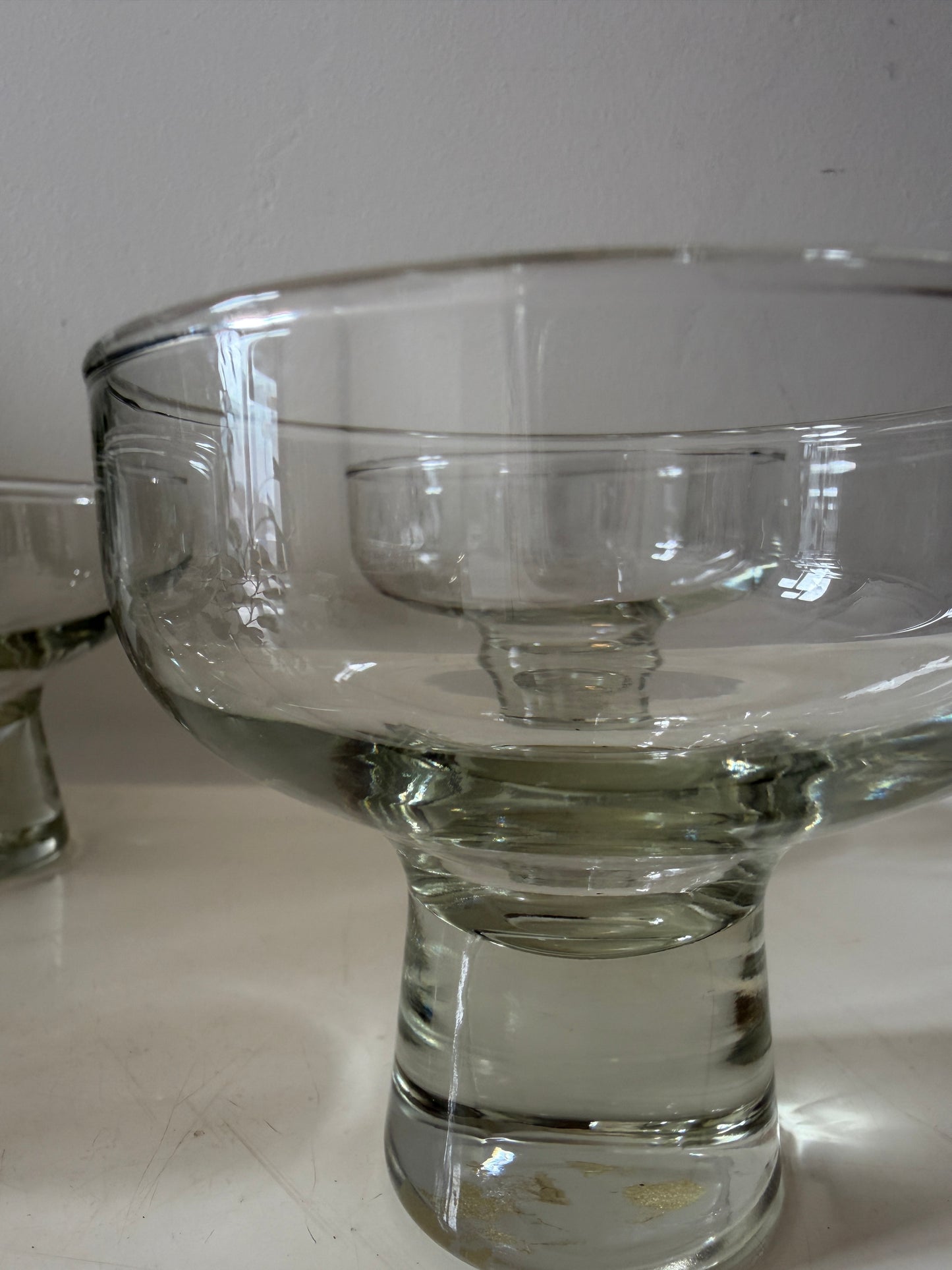 Set van 4 coupe glazen Scandinavisch design