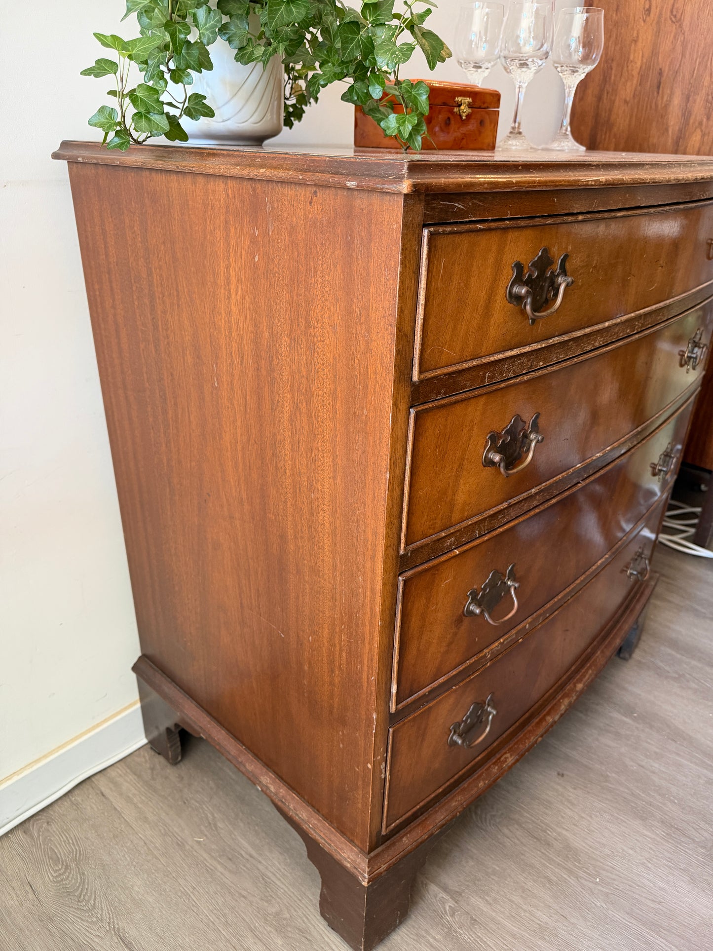 Antieke ladekast mahoniehout