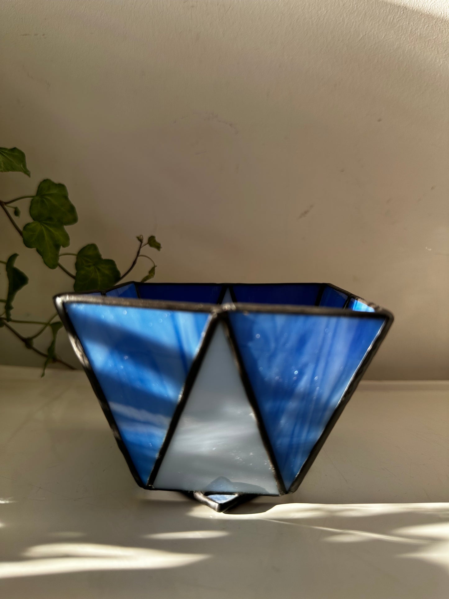 Glas in lood waxinelichthouders prijs is per stuk