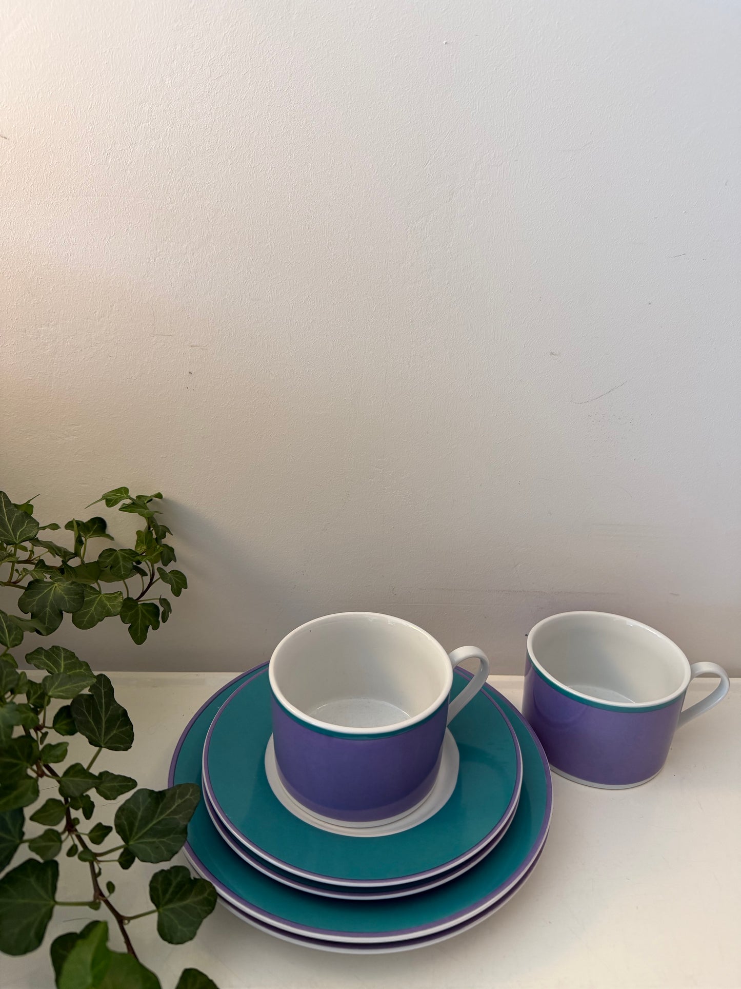 Jaren 80 ontbijtservies