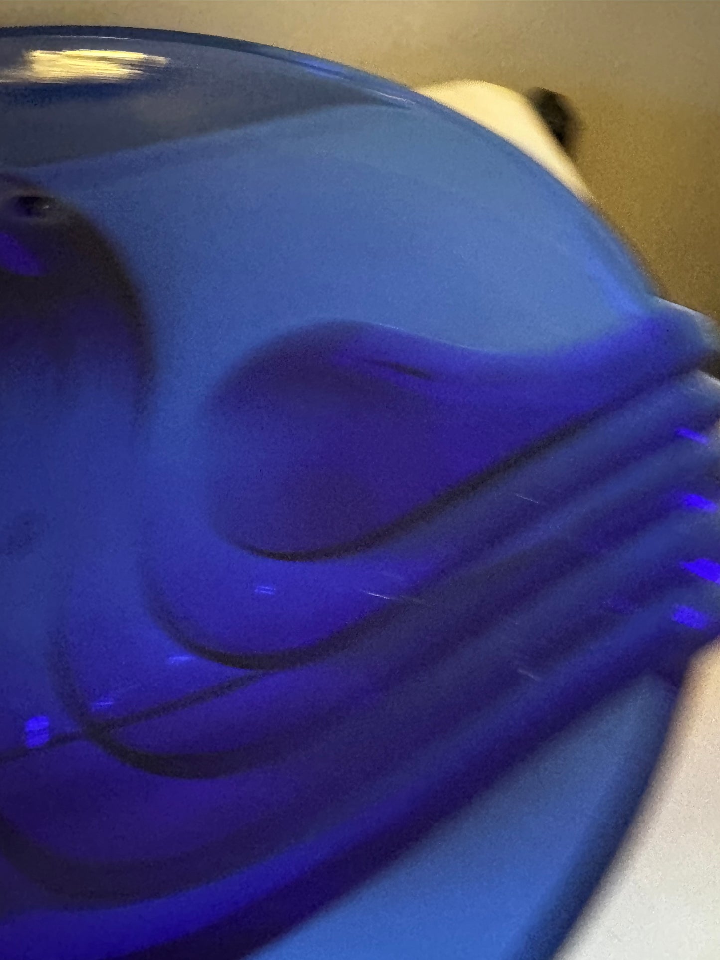 Art deco glazen schaal