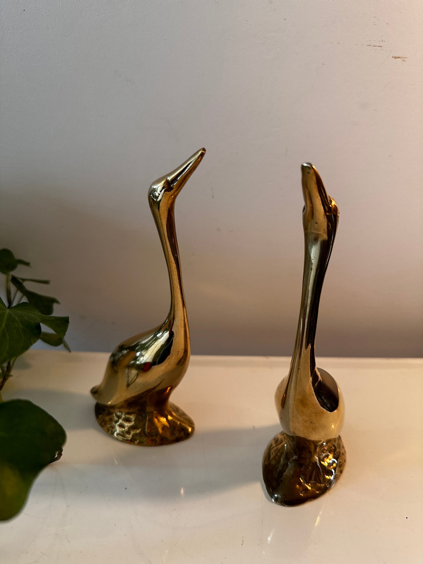 Messing zwaantjes vintage
