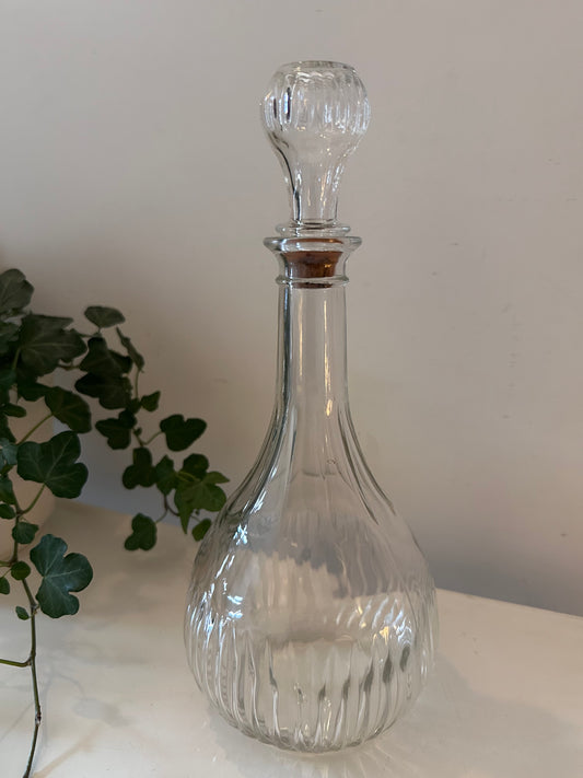 Glazen vintage karaf
