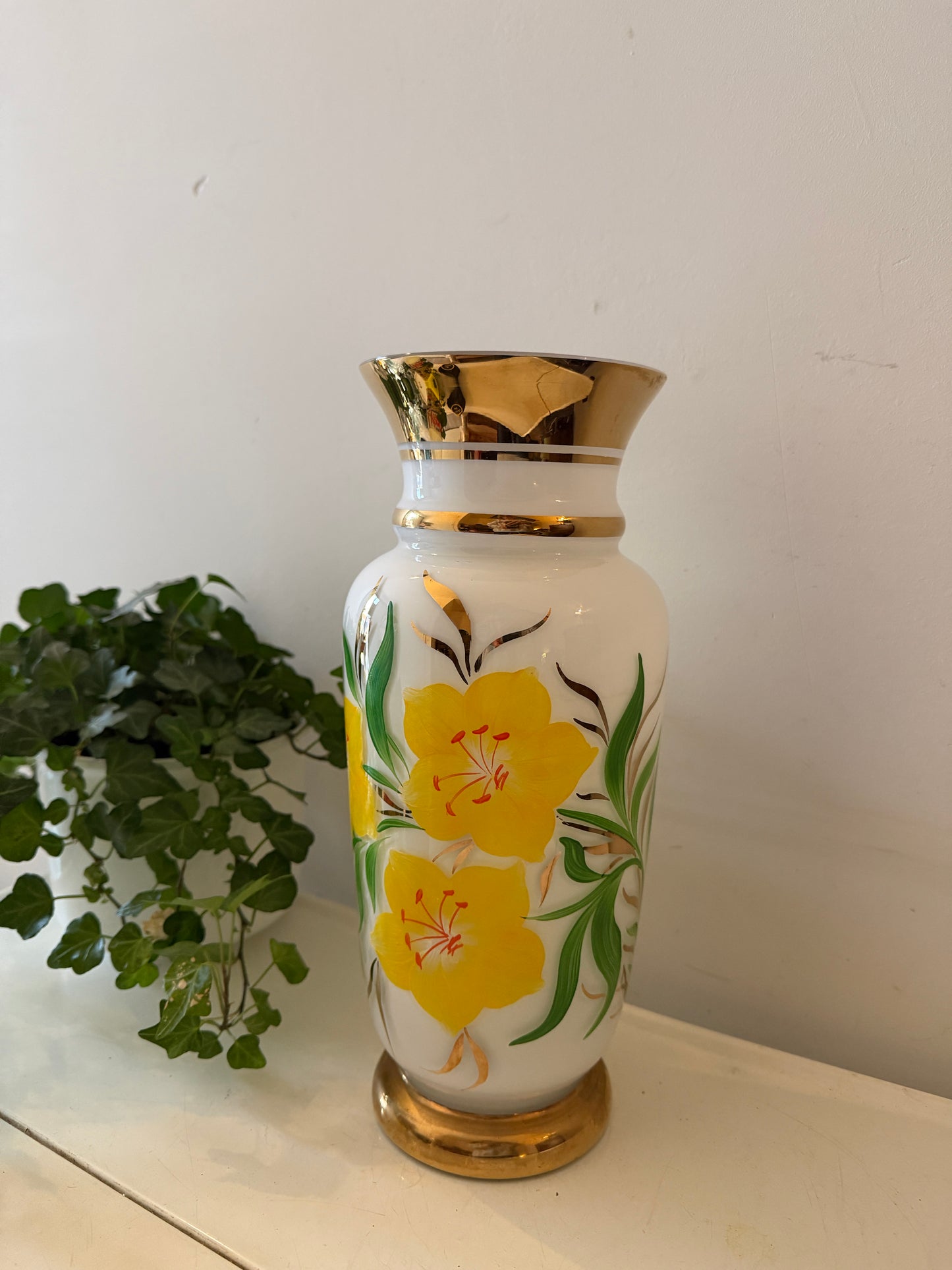 Opaline glazen vaas