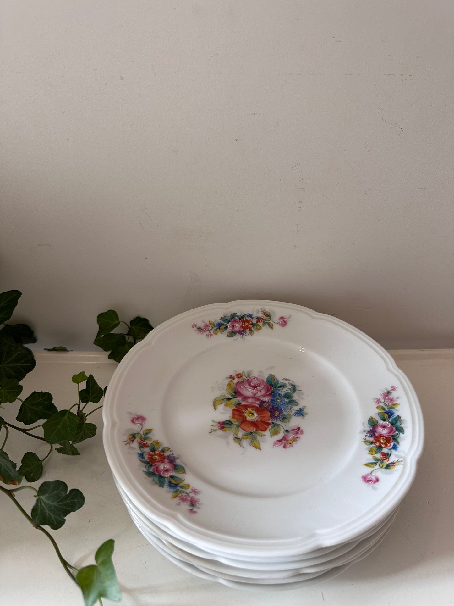 Gebaksbordjes porselein Heinrich Germany