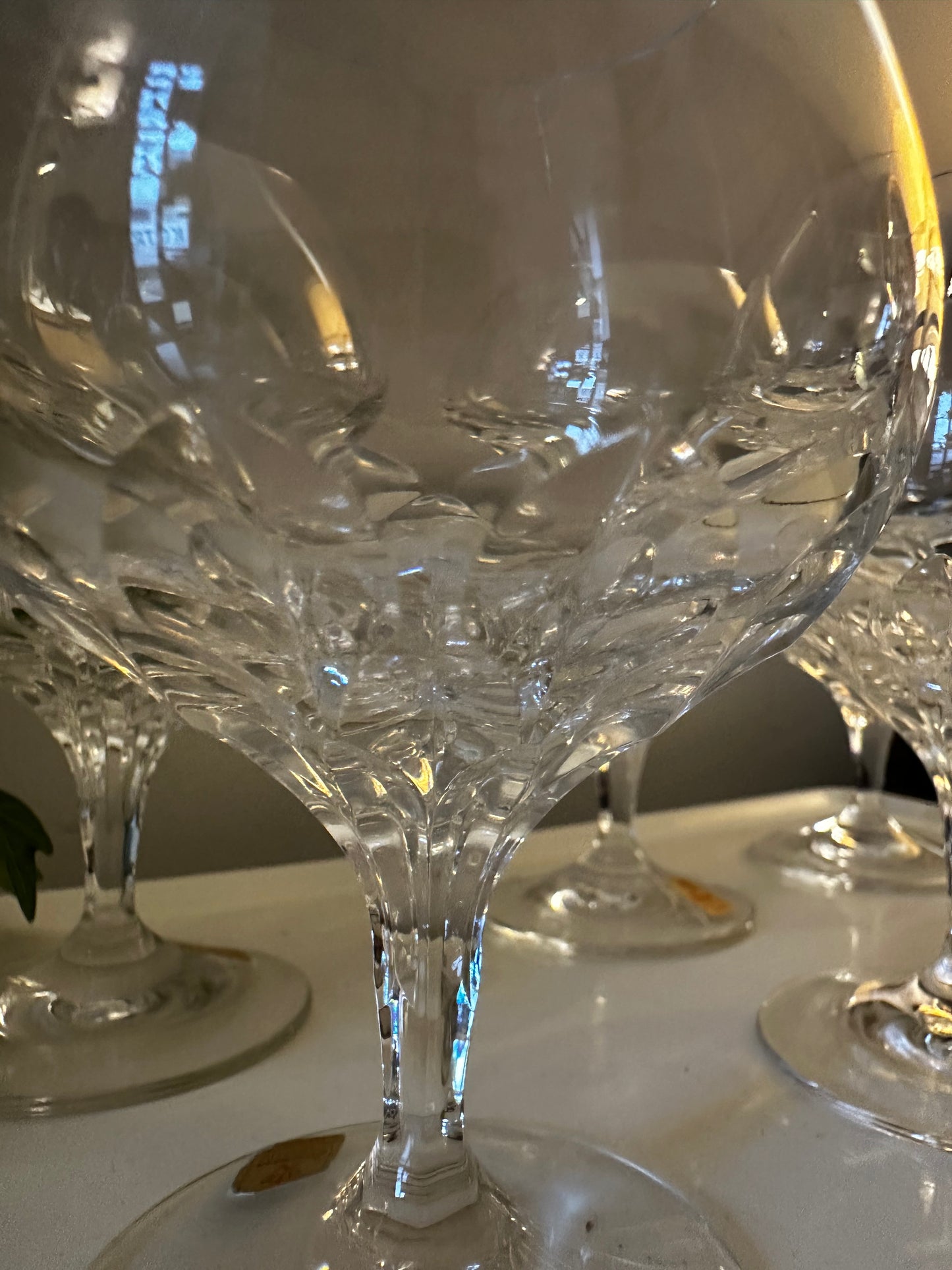 Set van 6 kristallen glazen Nachtmann