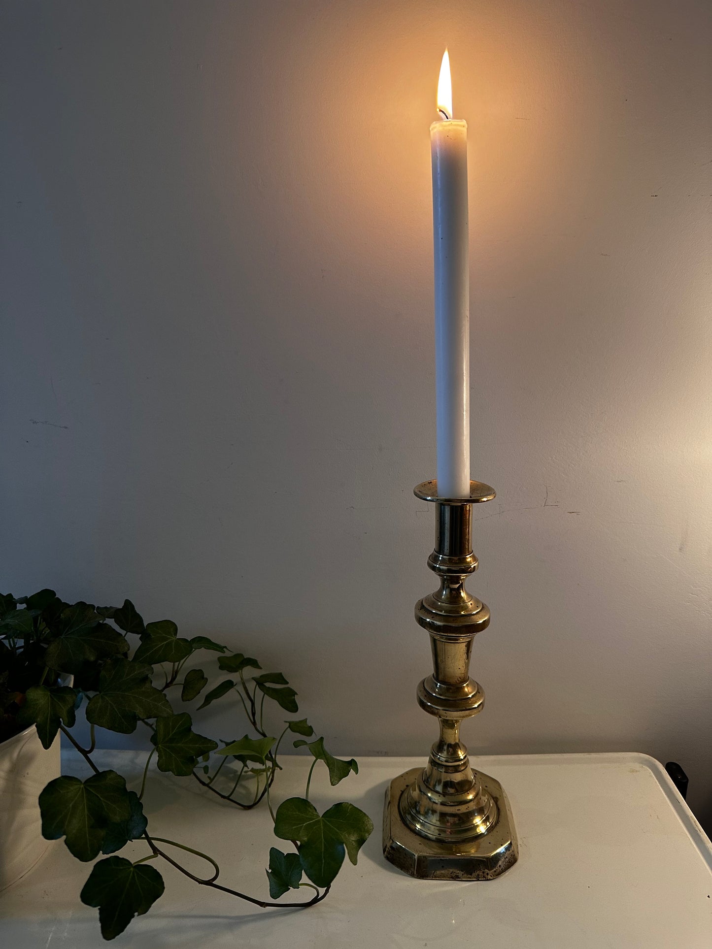 Messing vintage kandelaar