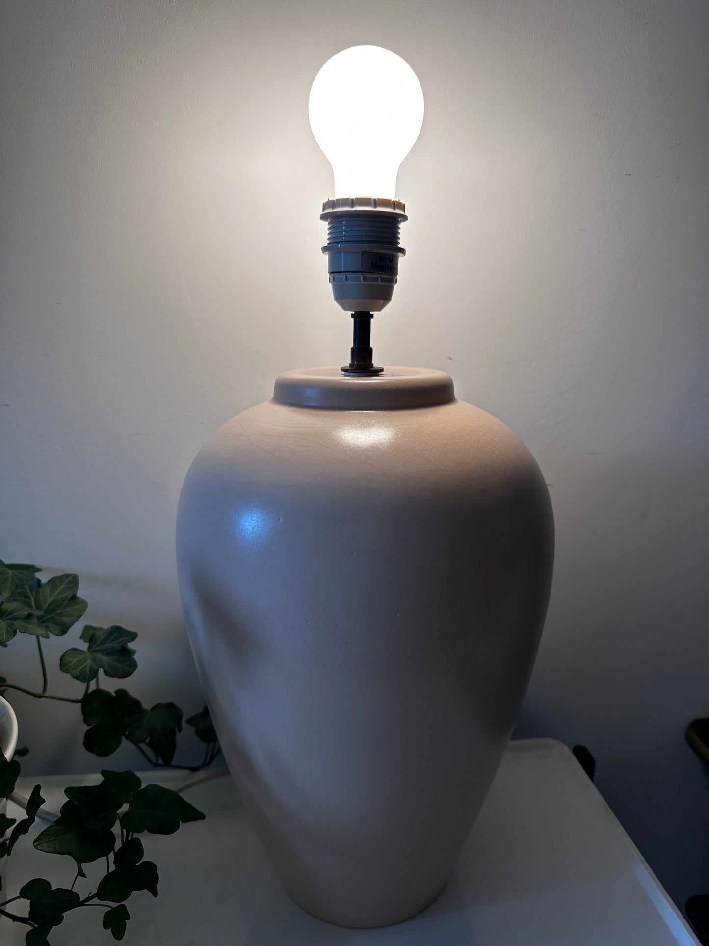 Kostka design lamp keramiek jaren 80