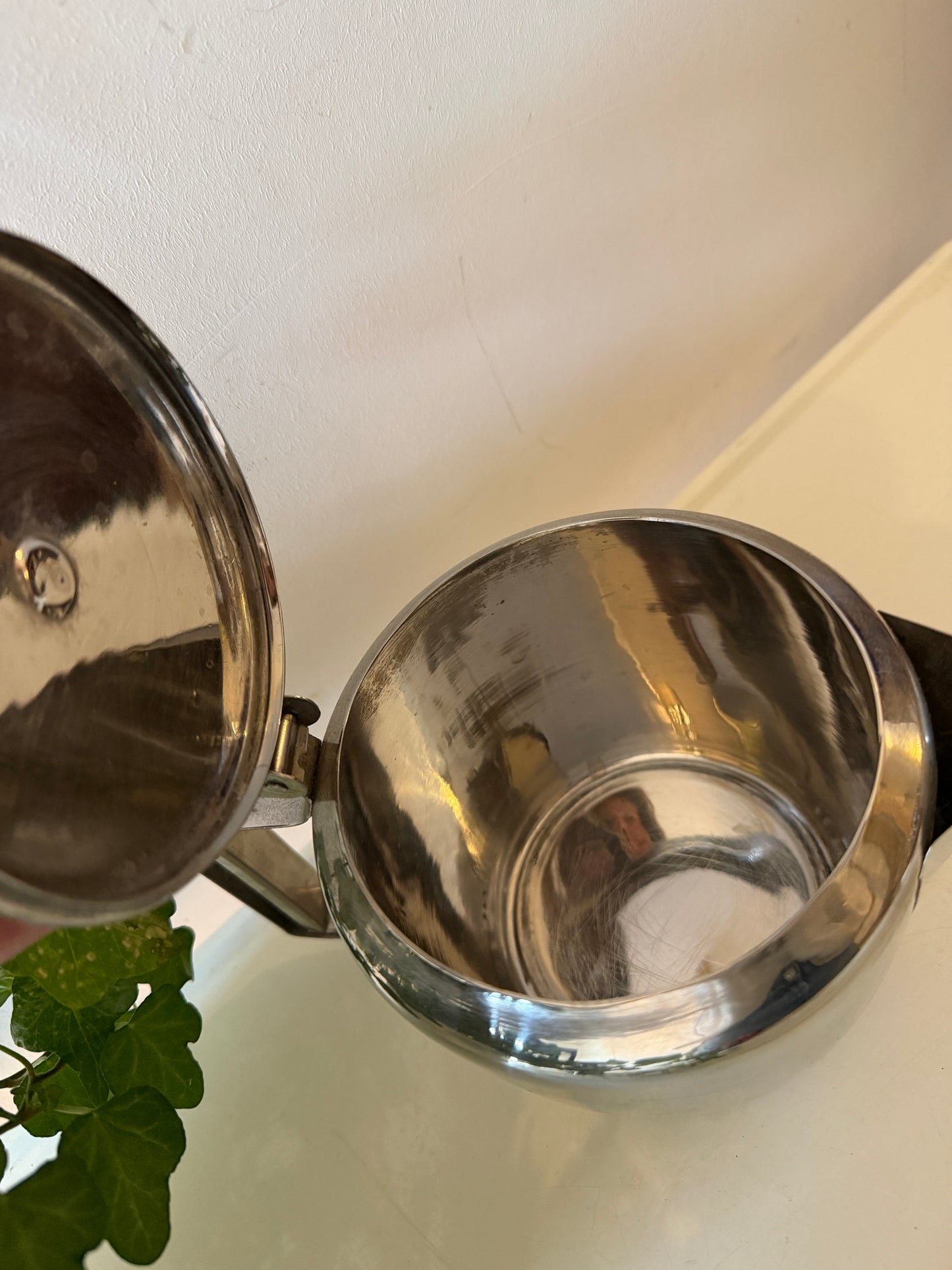 Chrome theepot jaren 70