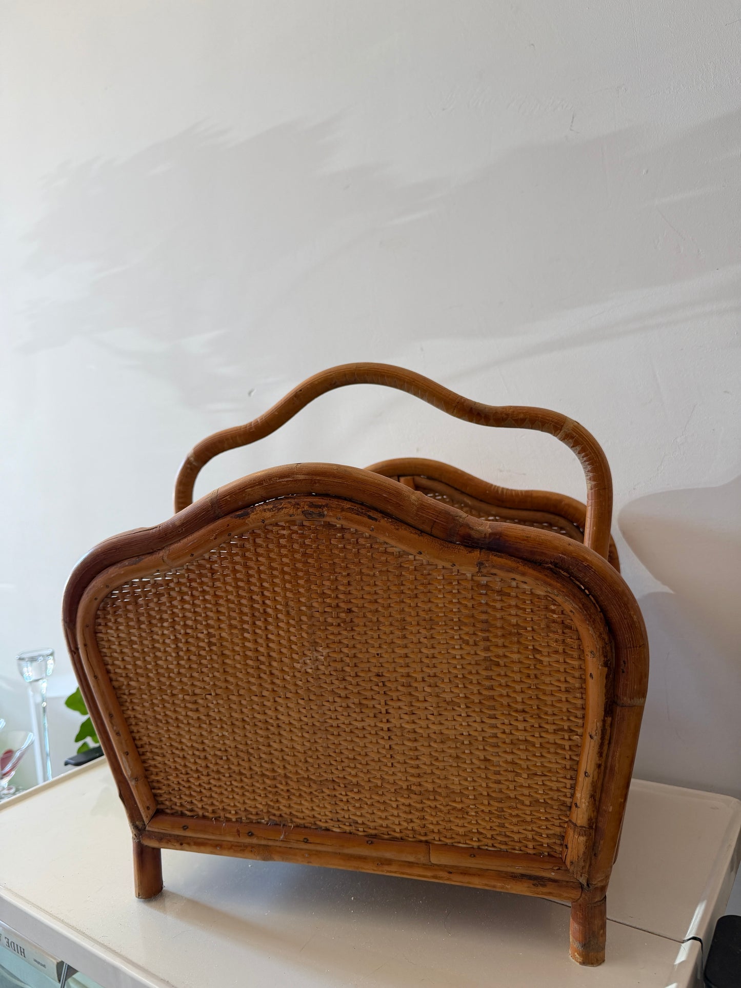 Rotan lectuurmand