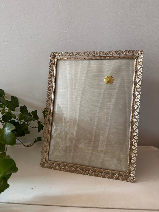 Jaren 60 fotolijstje met bol glas