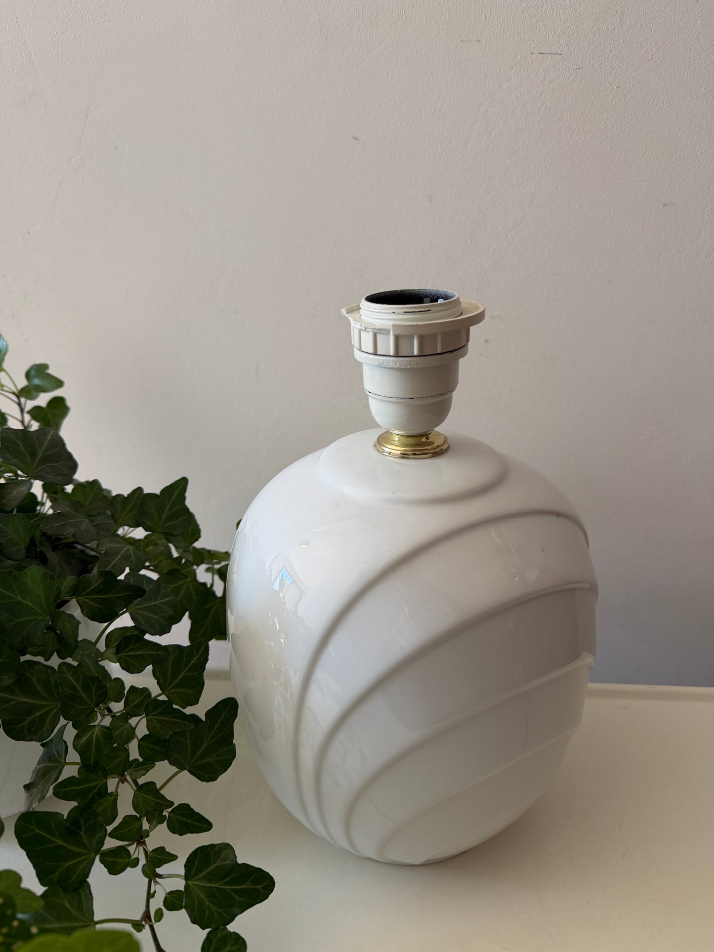 Tafellamp wit jaren 80 vintage