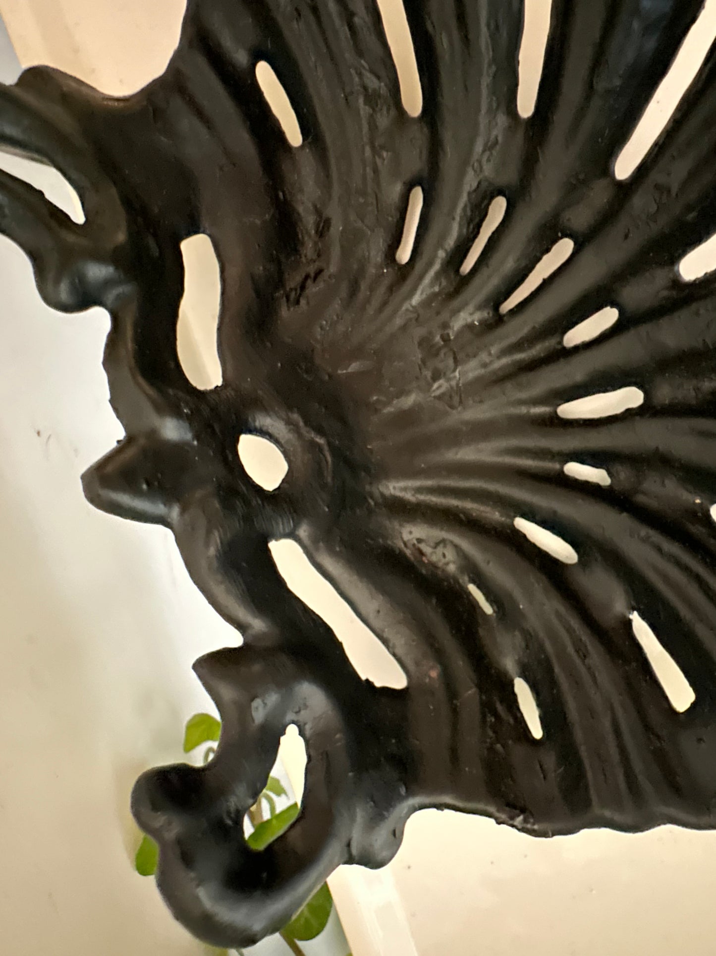 Gietijzeren zeepbakje zwart