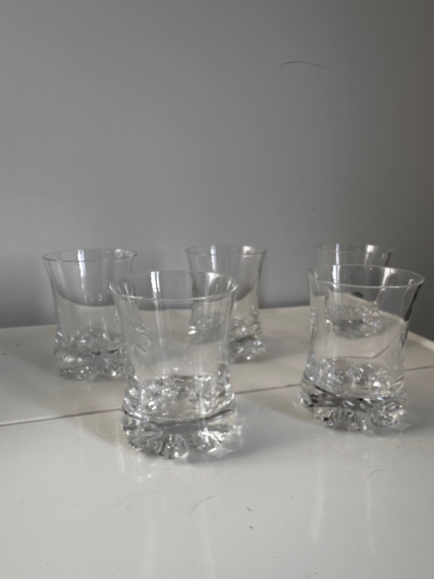 Set van 5 Jaren 80 waterglazen