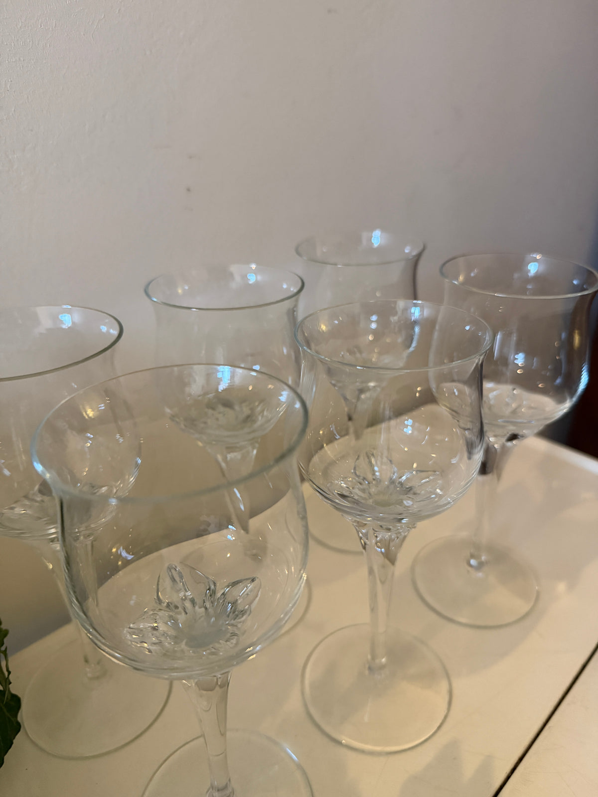 Kristallen vintage glazen