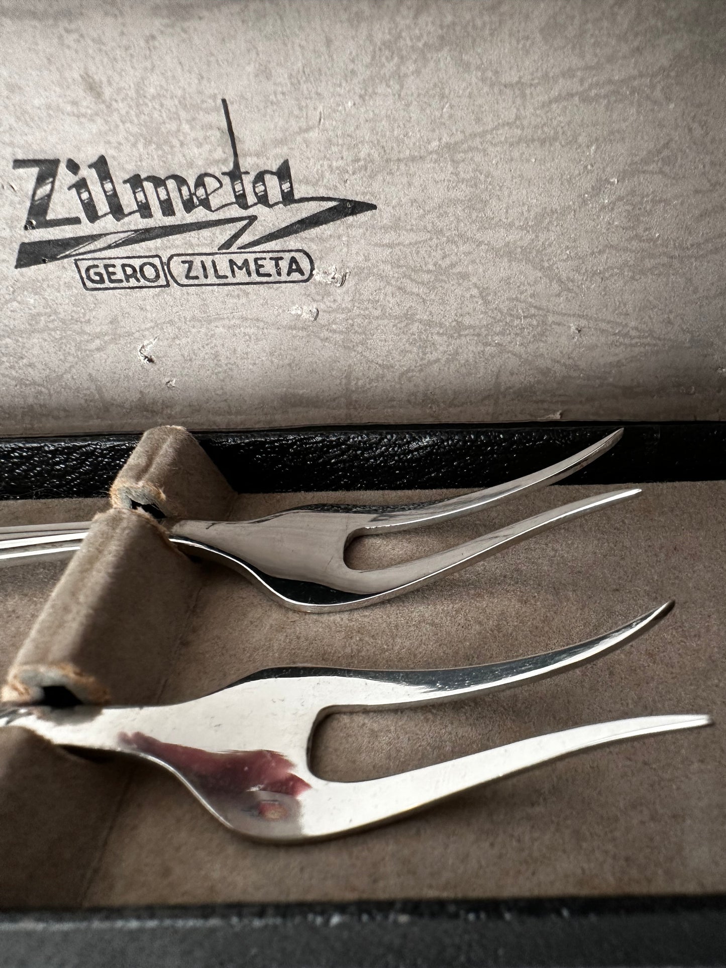 Set van twee vleesvorkjes Gero