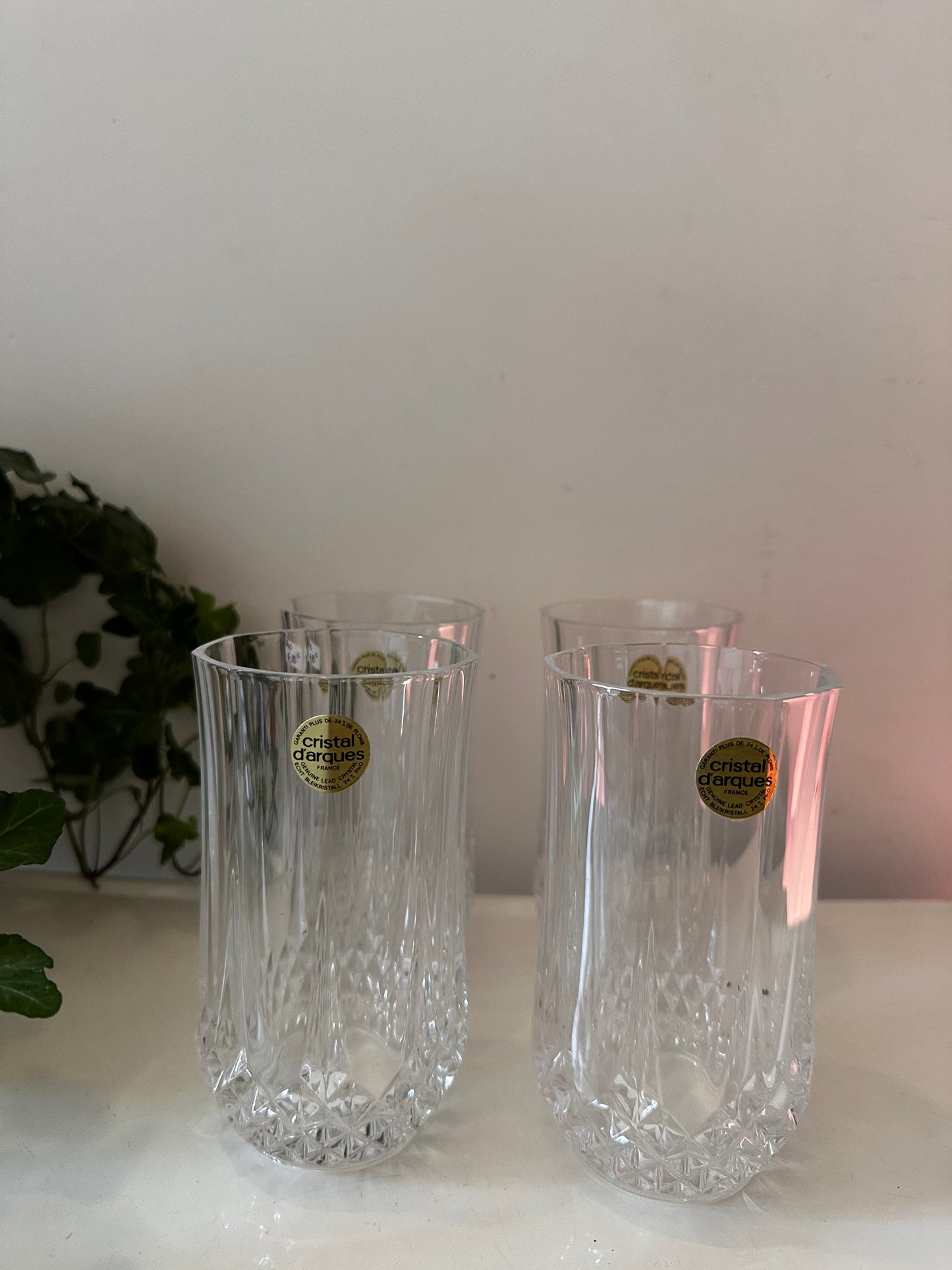 Cristal D’Argue waterglazen vintage