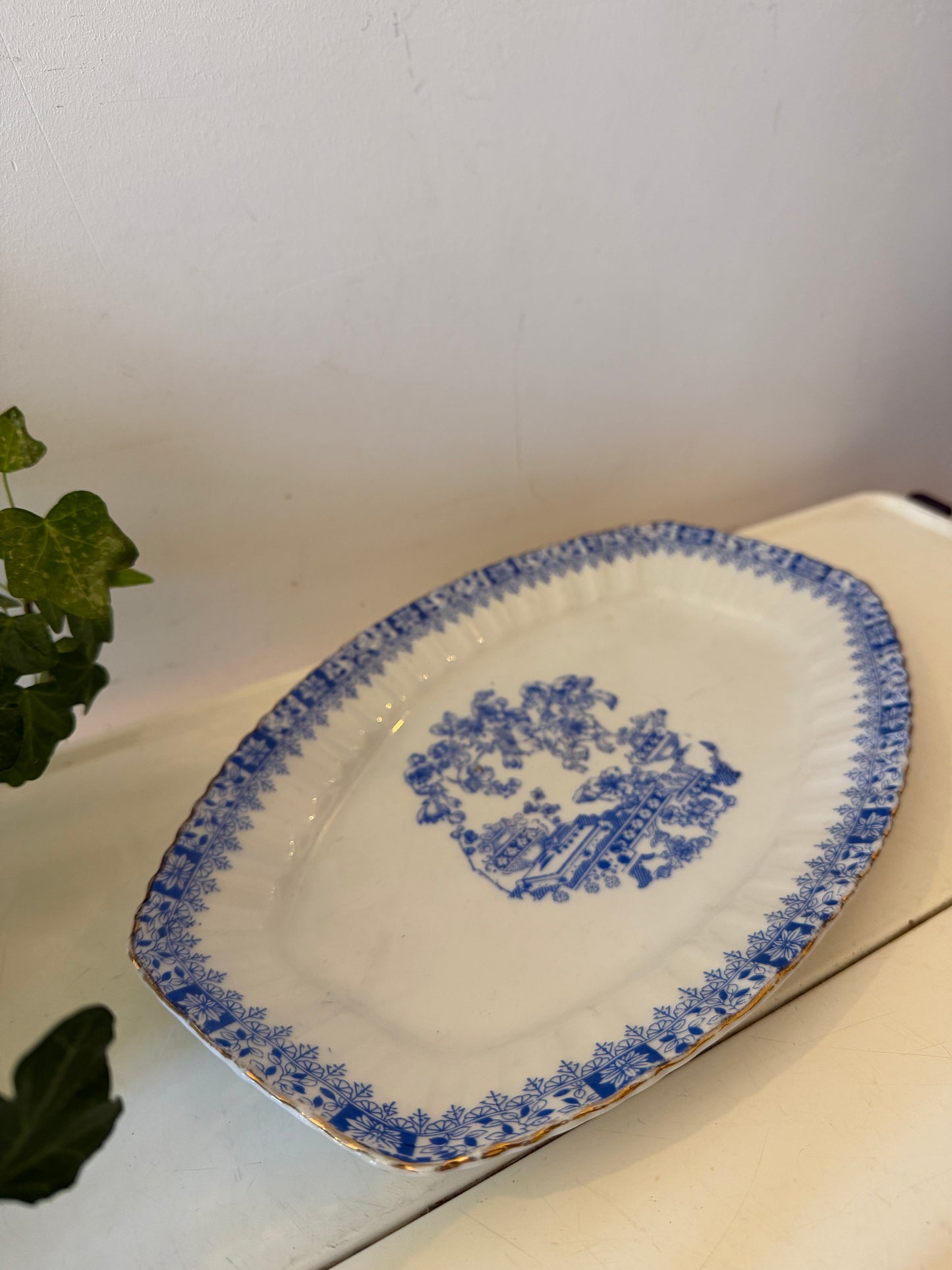 Porseleinen schaal chinablue Bavaria